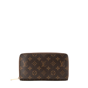 LOUIS VUITTON - Portefeuille Zippy Organizer Louis Vuitton en toile enduite monogrammee marron