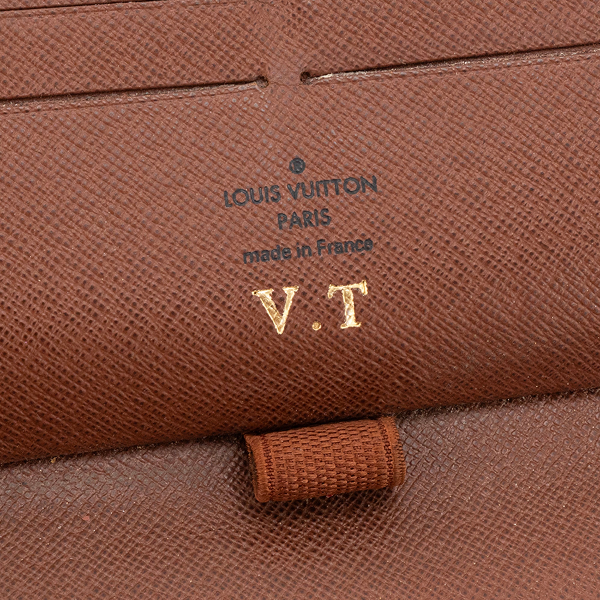 LOUIS VUITTON - Portefeuille Zippy Organizer Louis Vuitton en toile enduite monogrammee marron