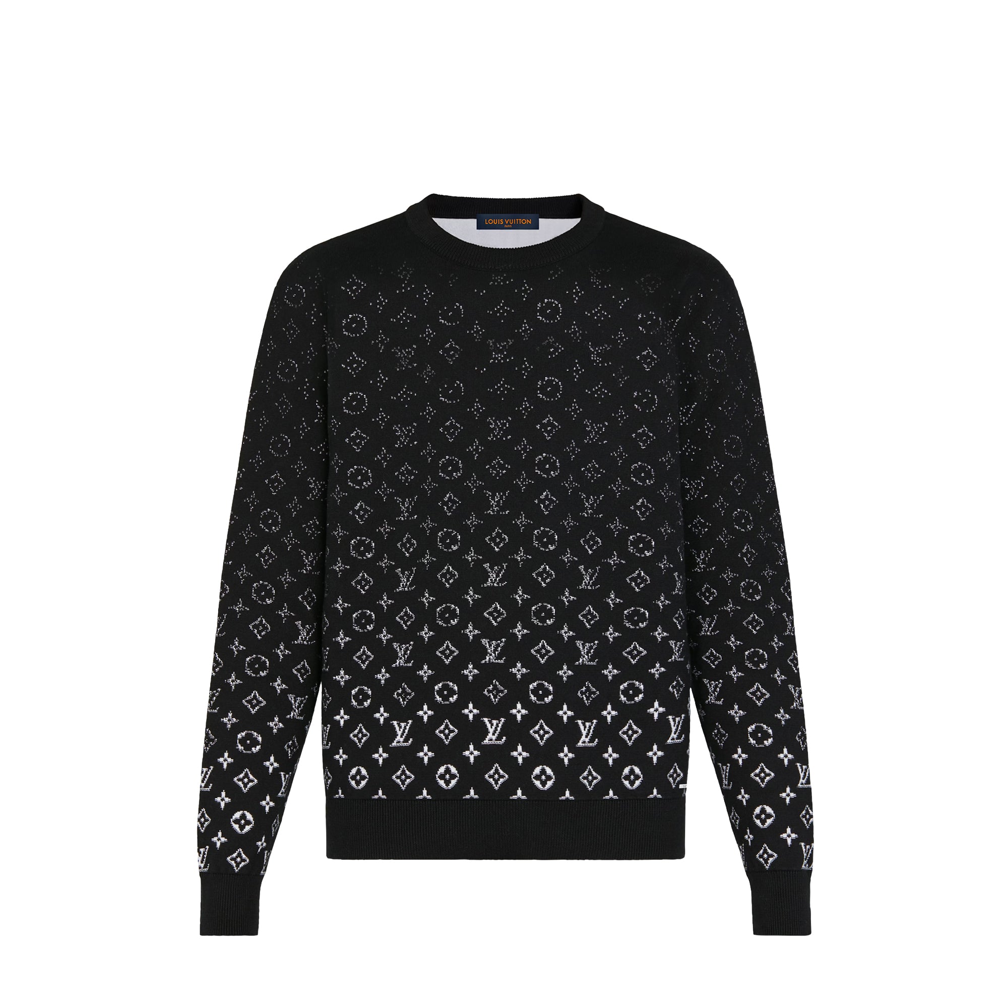 LOUIS VUITTON - Pull dégradé LVSE Louis Vuitton en coton monogrammé (S)