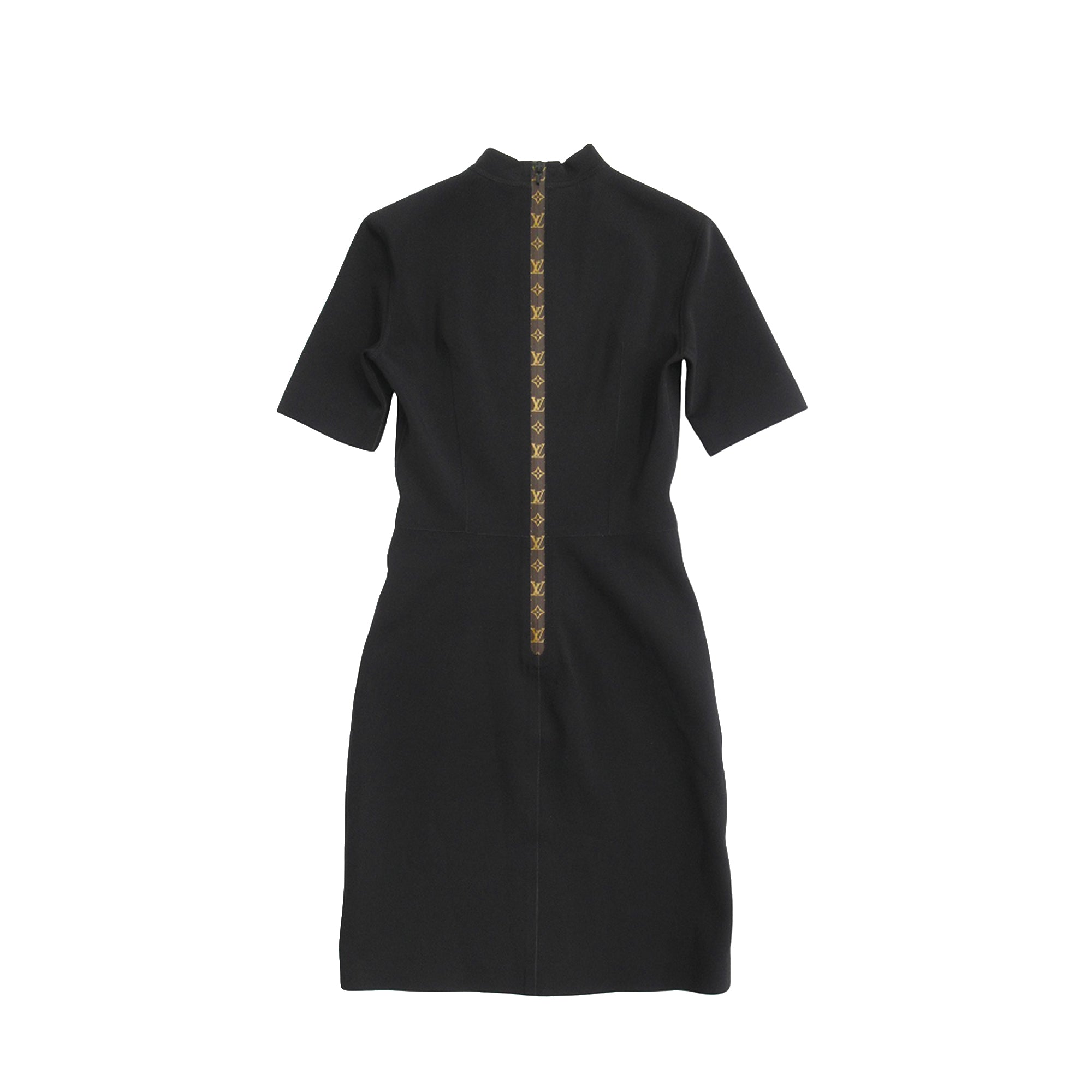 LOUIS VUITTON - Robe Louis Vuitton en tissu noir (T38)