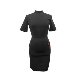 LOUIS VUITTON - Robe Louis Vuitton en tissu noir (T38)