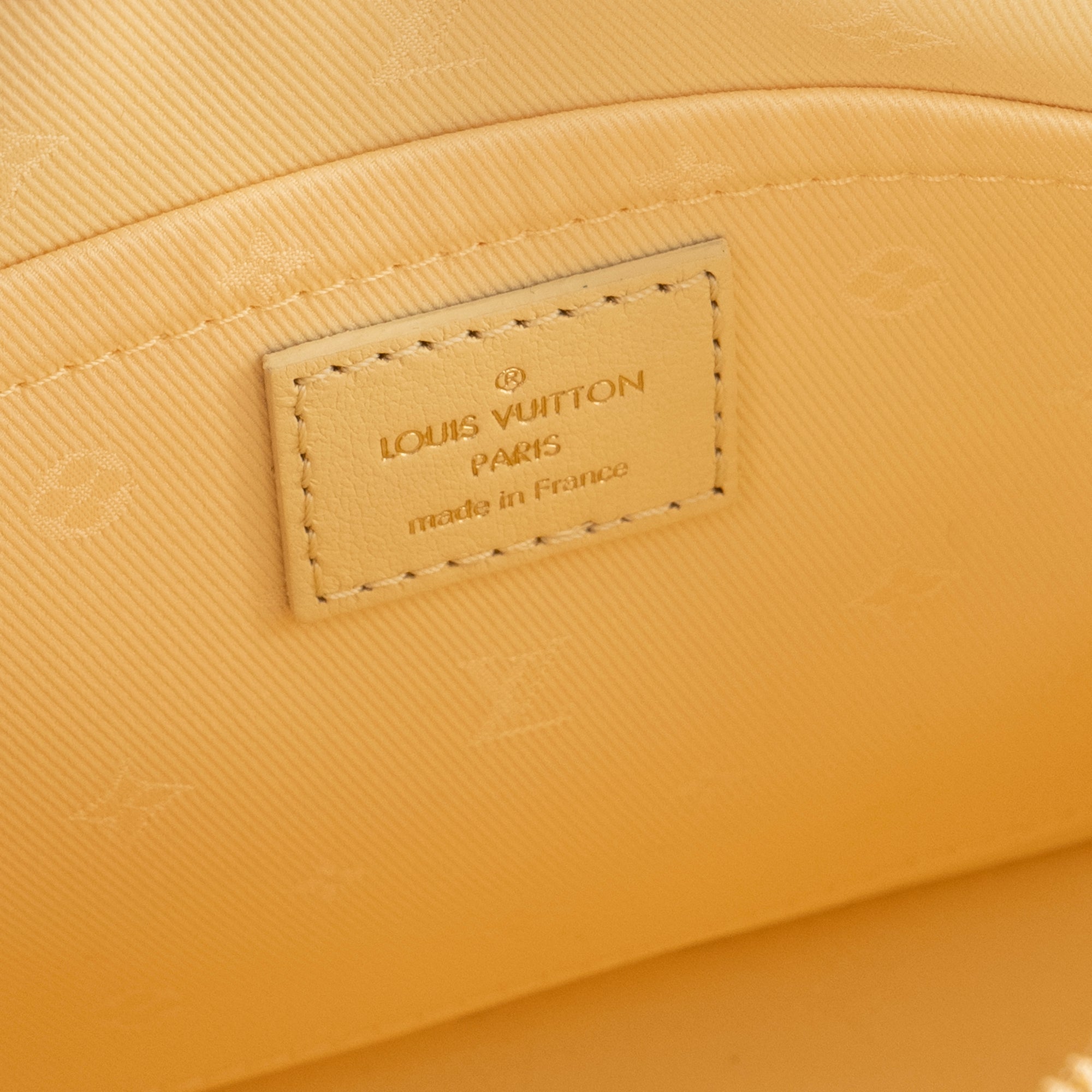 LOUIS VUITTON - Sac à bandoulière Alma BB Bubblegram Louis Vuitton en cuir jaune