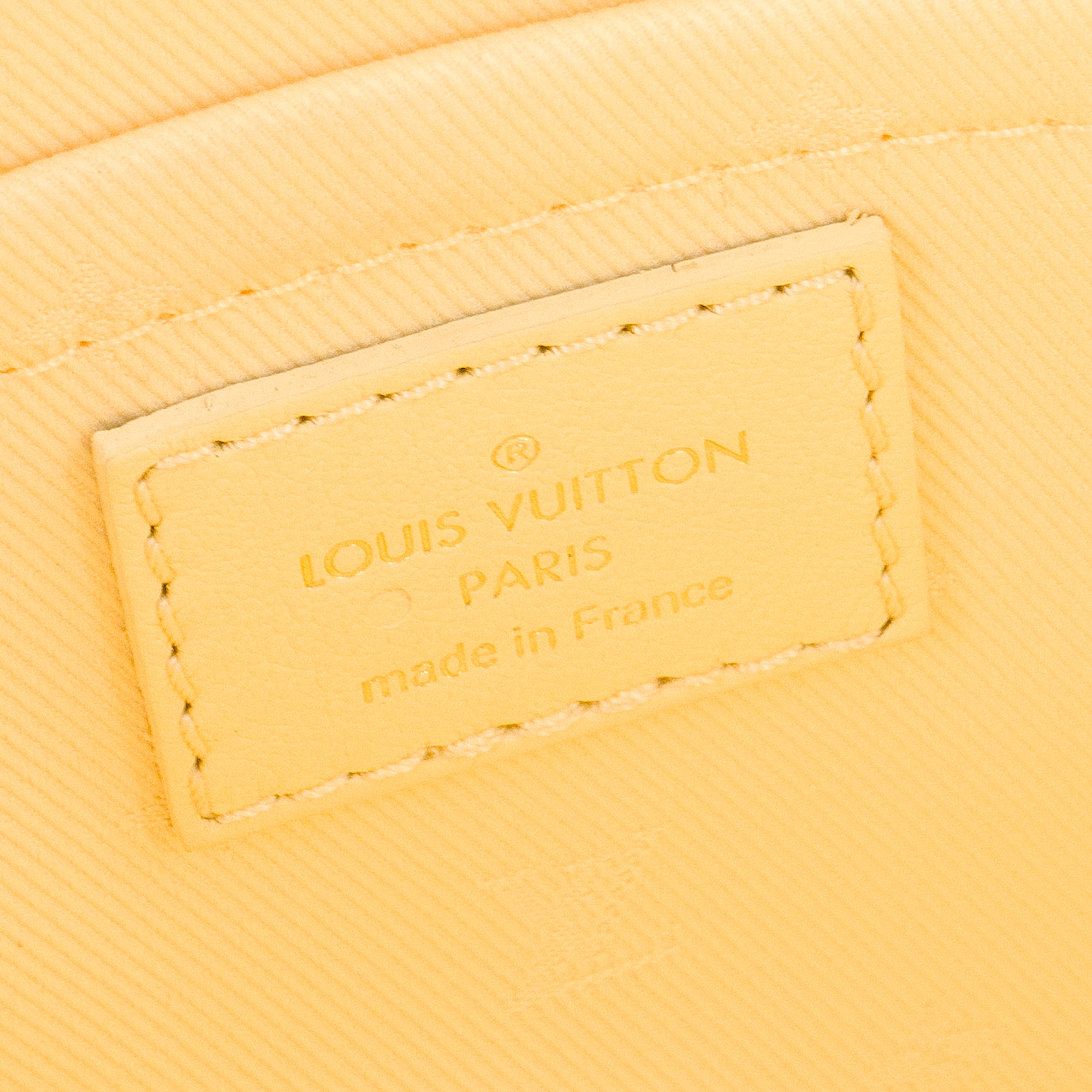 LOUIS VUITTON - Sac à bandoulière Alma BB Bubblegram Louis Vuitton en cuir jaune édition limitée