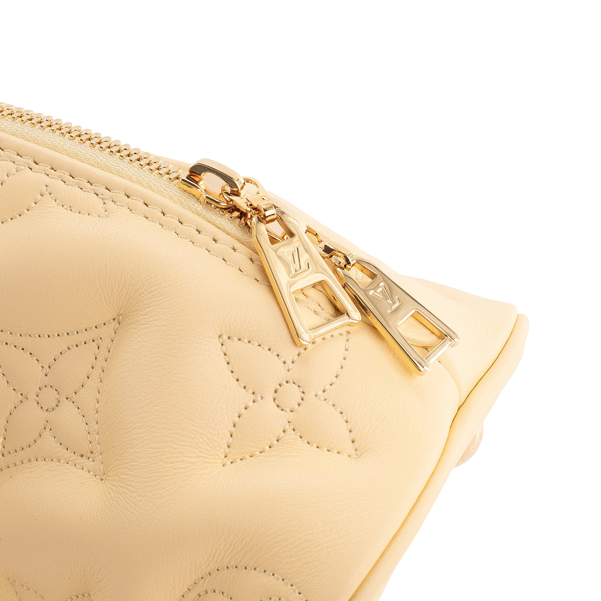 LOUIS VUITTON - Sac à bandoulière Alma BB Bubblegram Louis Vuitton en cuir jaune