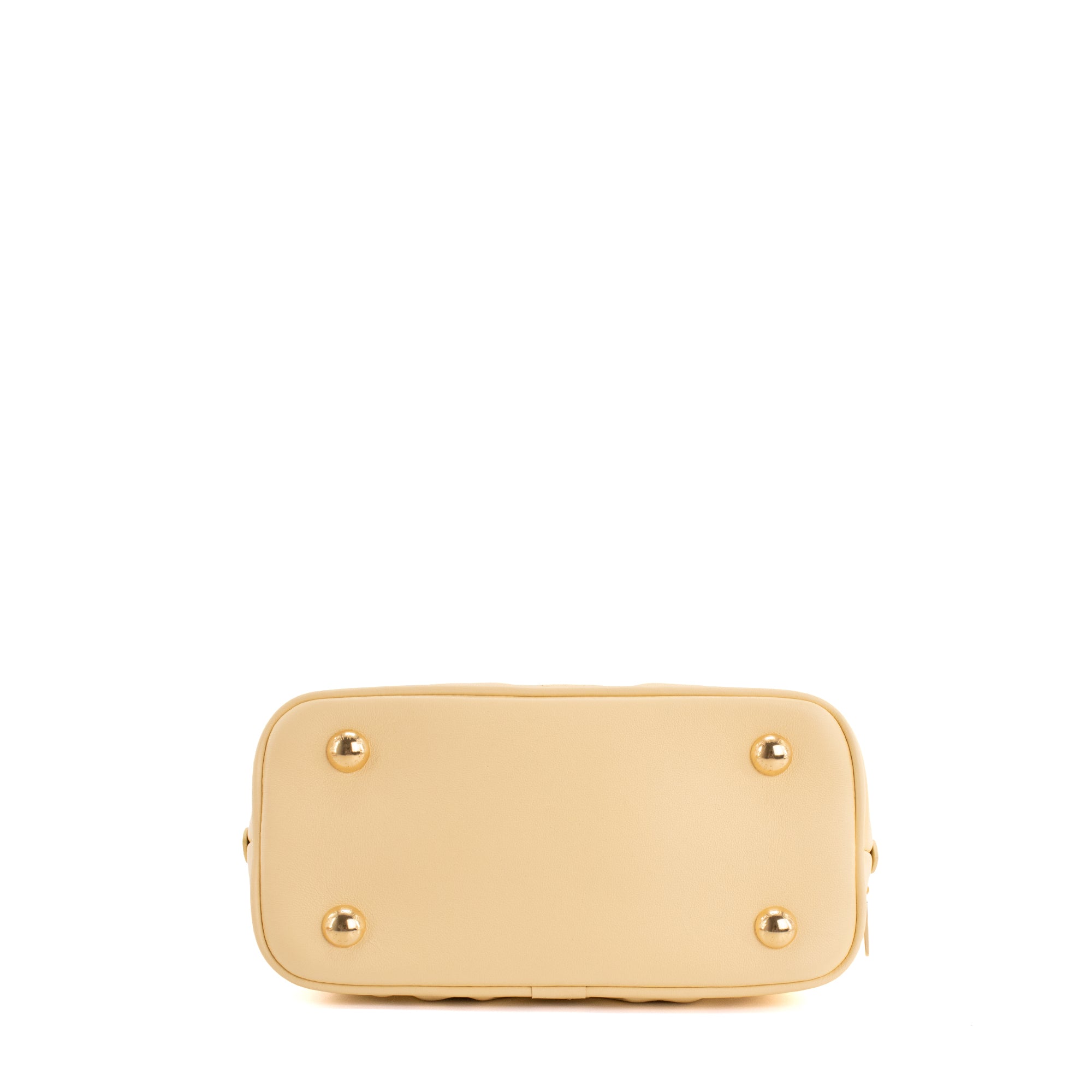 LOUIS VUITTON - Sac à bandoulière Alma BB Bubblegram Louis Vuitton en cuir jaune