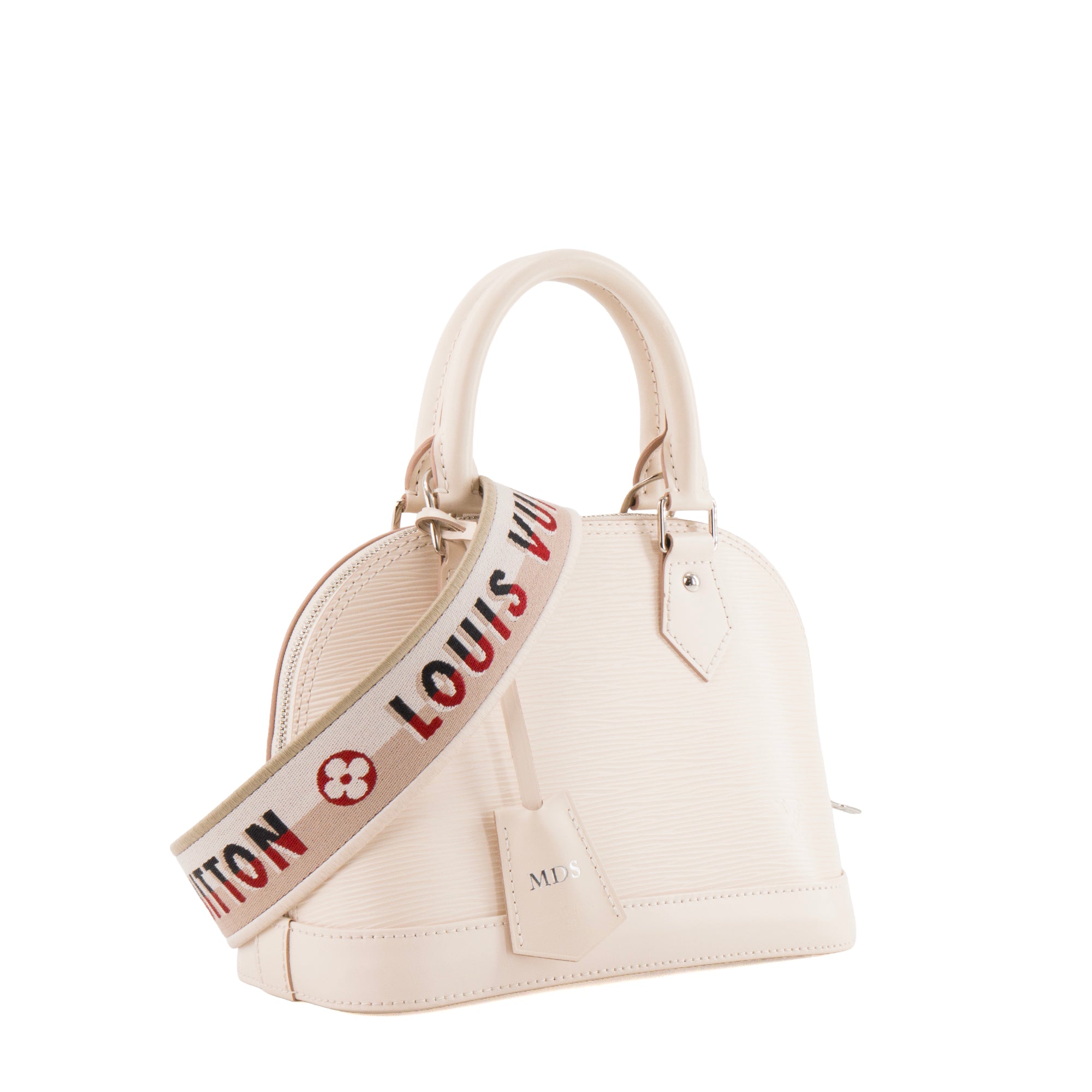 LOUIS VUITTON - Sac à bandoulière Alma BB Louis Vuitton en cuir épi beige