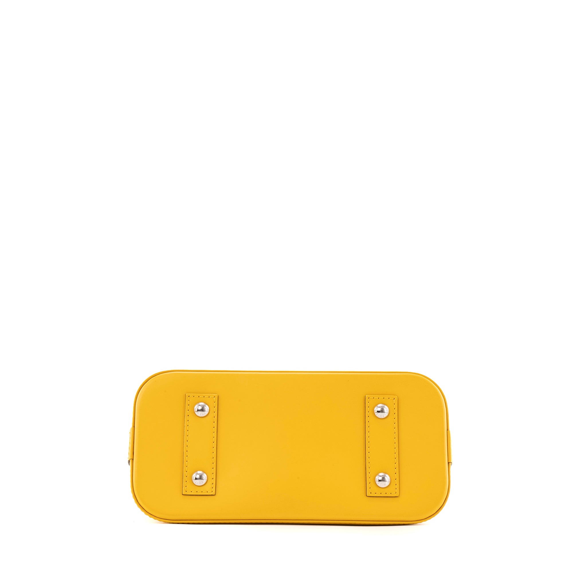 LOUIS VUITTON - Sac à bandoulière Alma BB Louis Vuitton en cuir épi bleu jaune