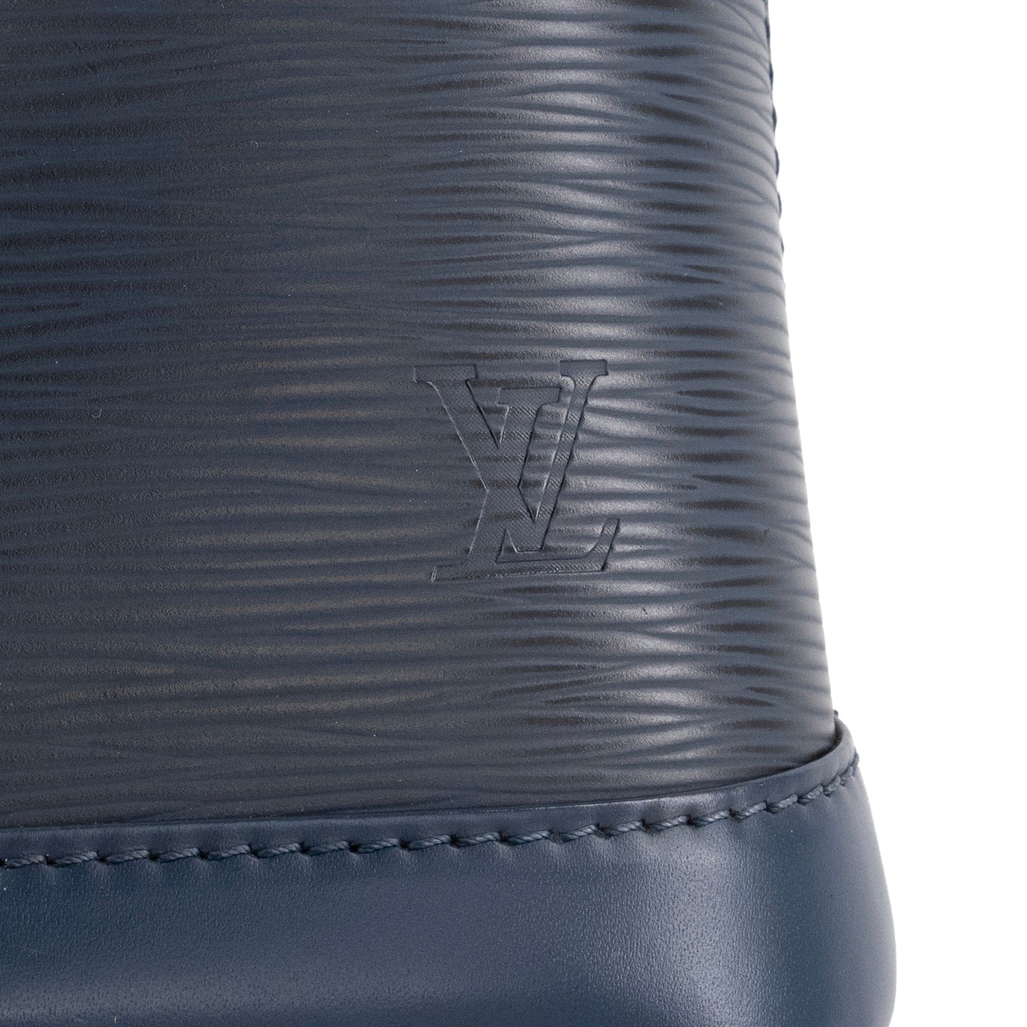 LOUIS VUITTON - Sac à bandoulière Alma BB Louis Vuitton en cuir épi bleu marine