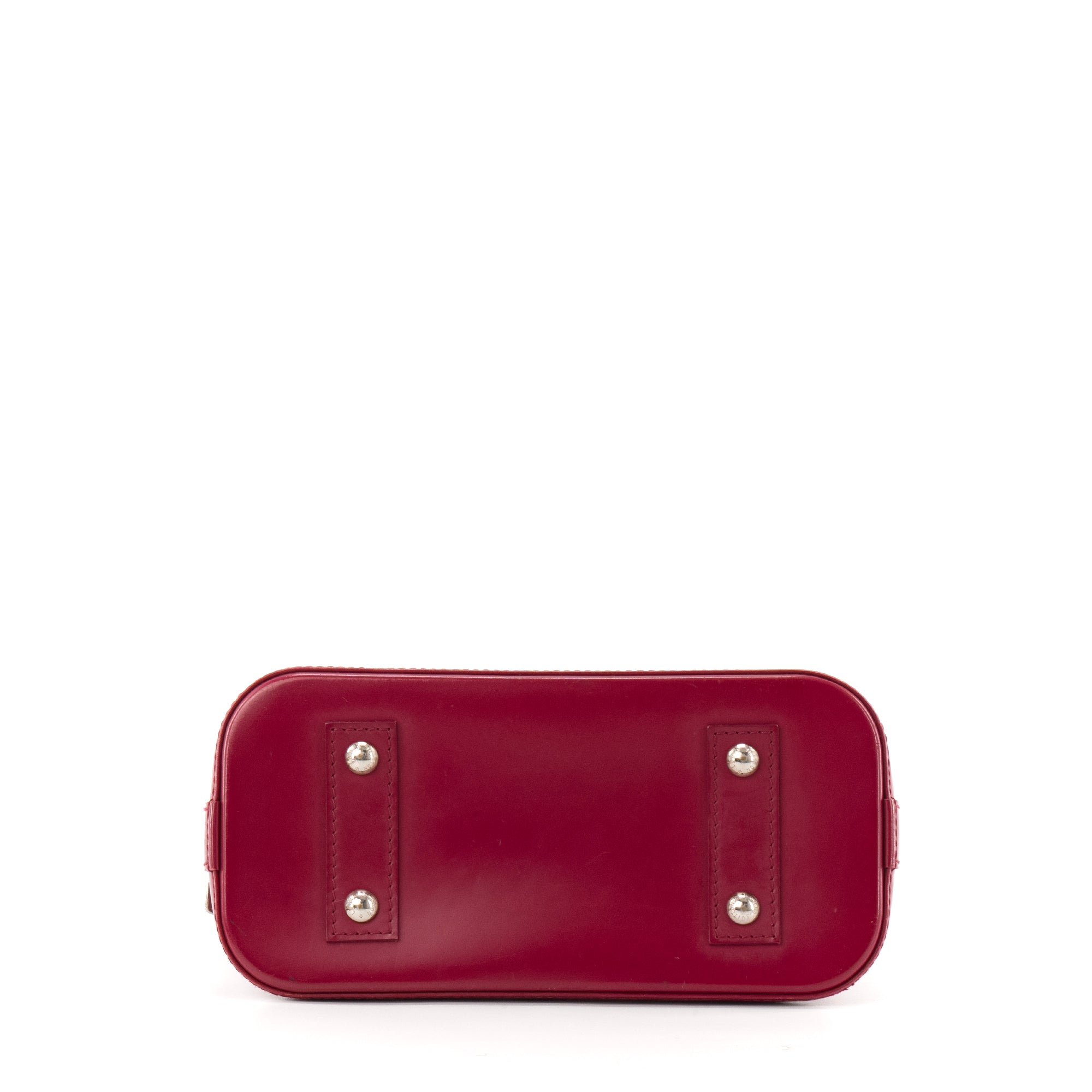 LOUIS VUITTON - Sac à bandoulière Alma BB Louis Vuitton en cuir épi framboise