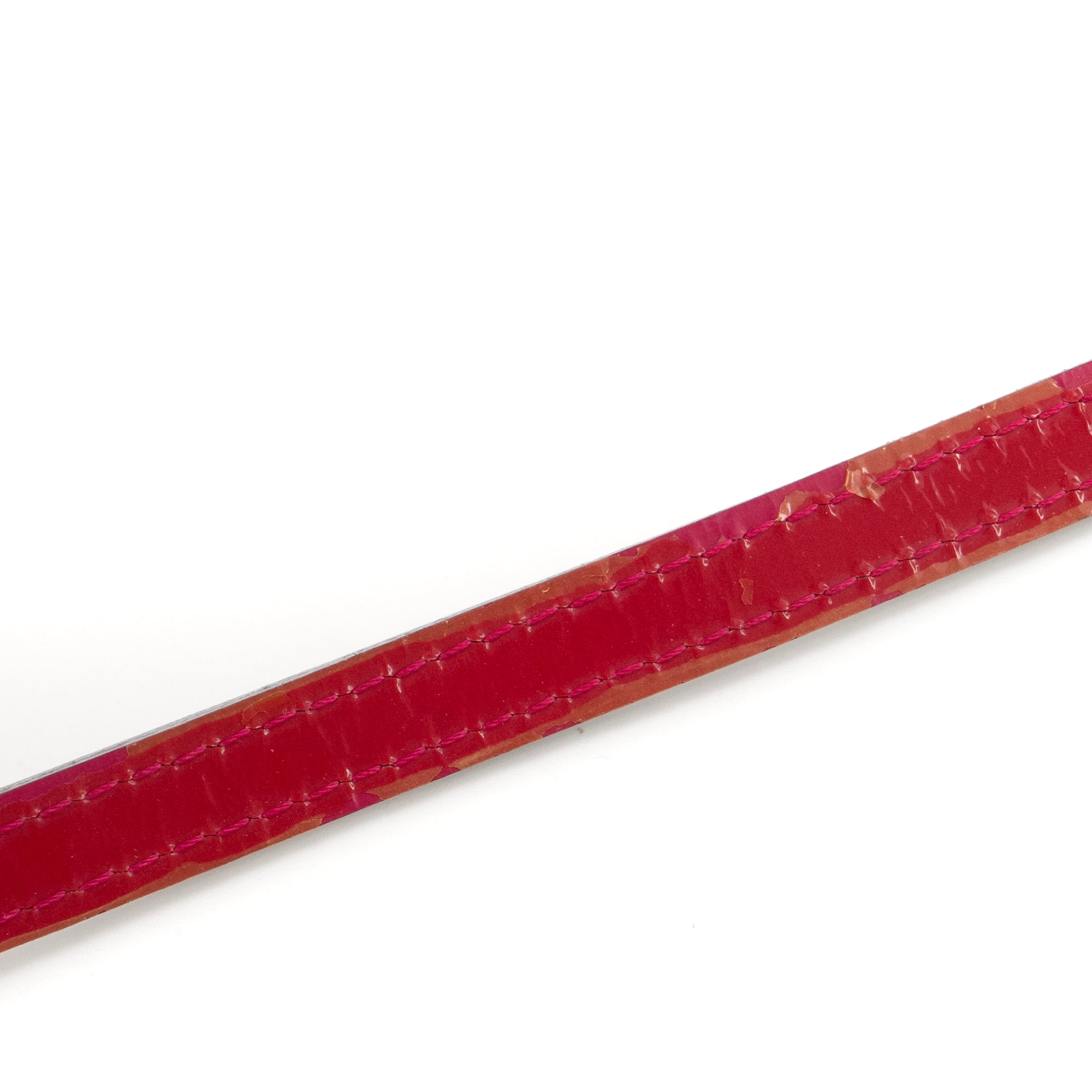 LOUIS VUITTON - Sac à bandoulière Alma BB Louis Vuitton en cuir verni framboise