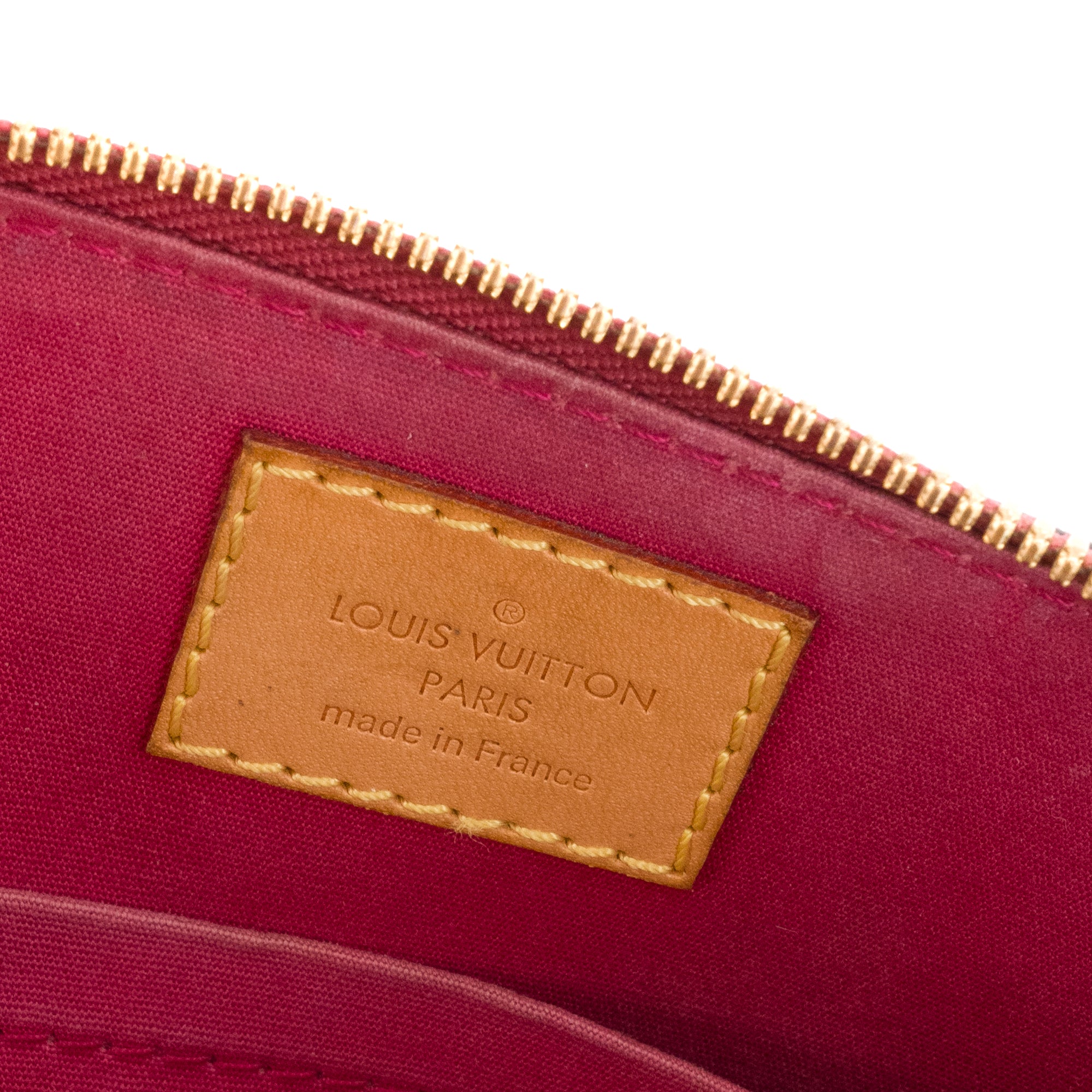 LOUIS VUITTON - Sac à bandoulière Alma BB Louis Vuitton en cuir verni rouge