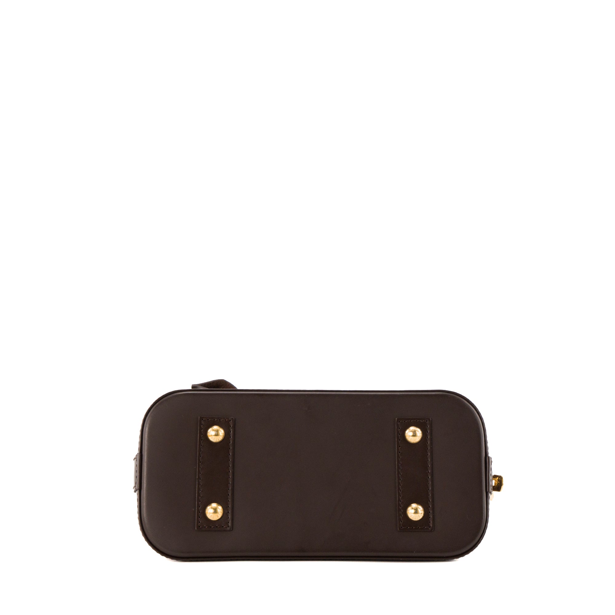 LOUIS VUITTON - Sac à bandoulière Alma BB Louis Vuitton en toile enduite damier ébène