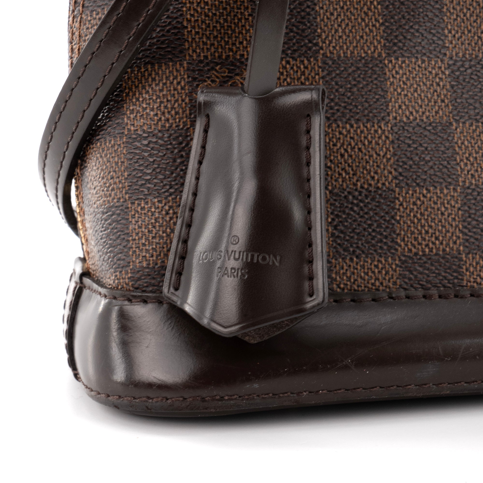 LOUIS VUITTON - Sac à bandoulière Alma BB Louis Vuitton en toile enduite damier ébène
