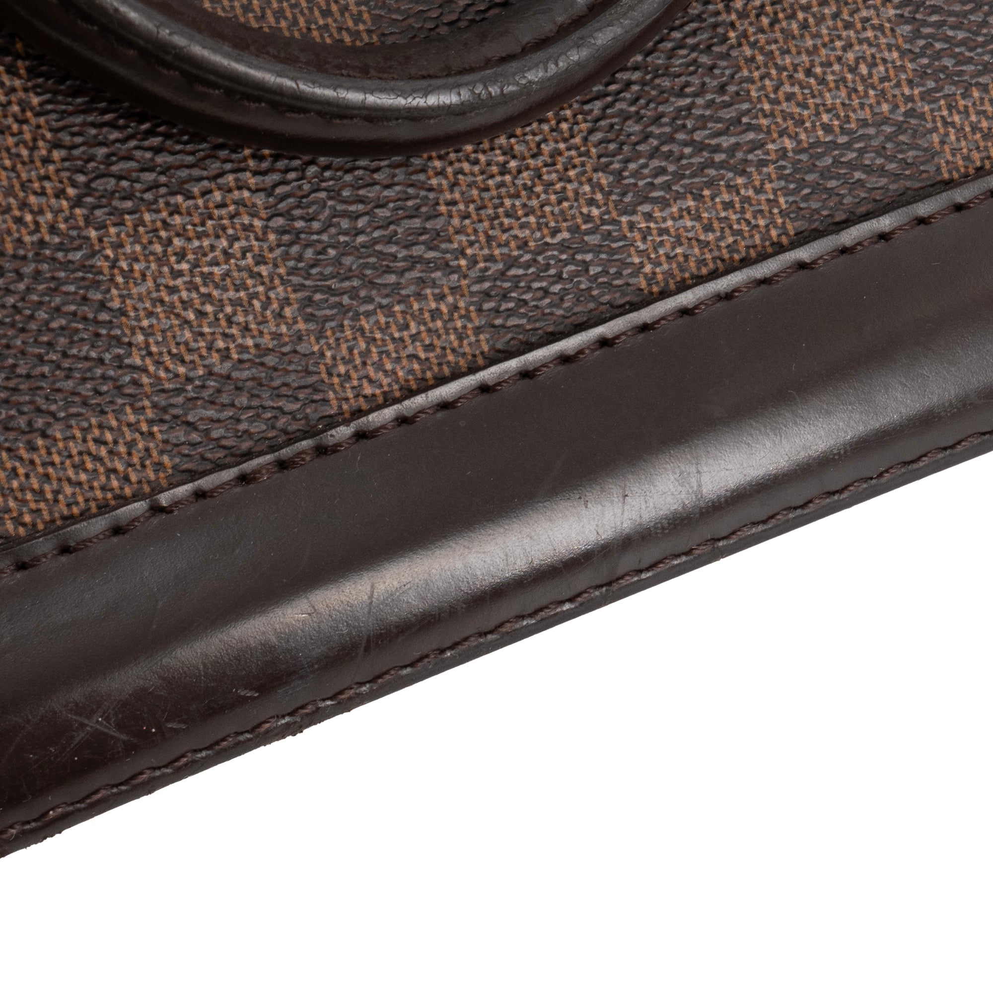 LOUIS VUITTON - Sac à bandoulière Alma BB Louis Vuitton en toile enduite damier ébène