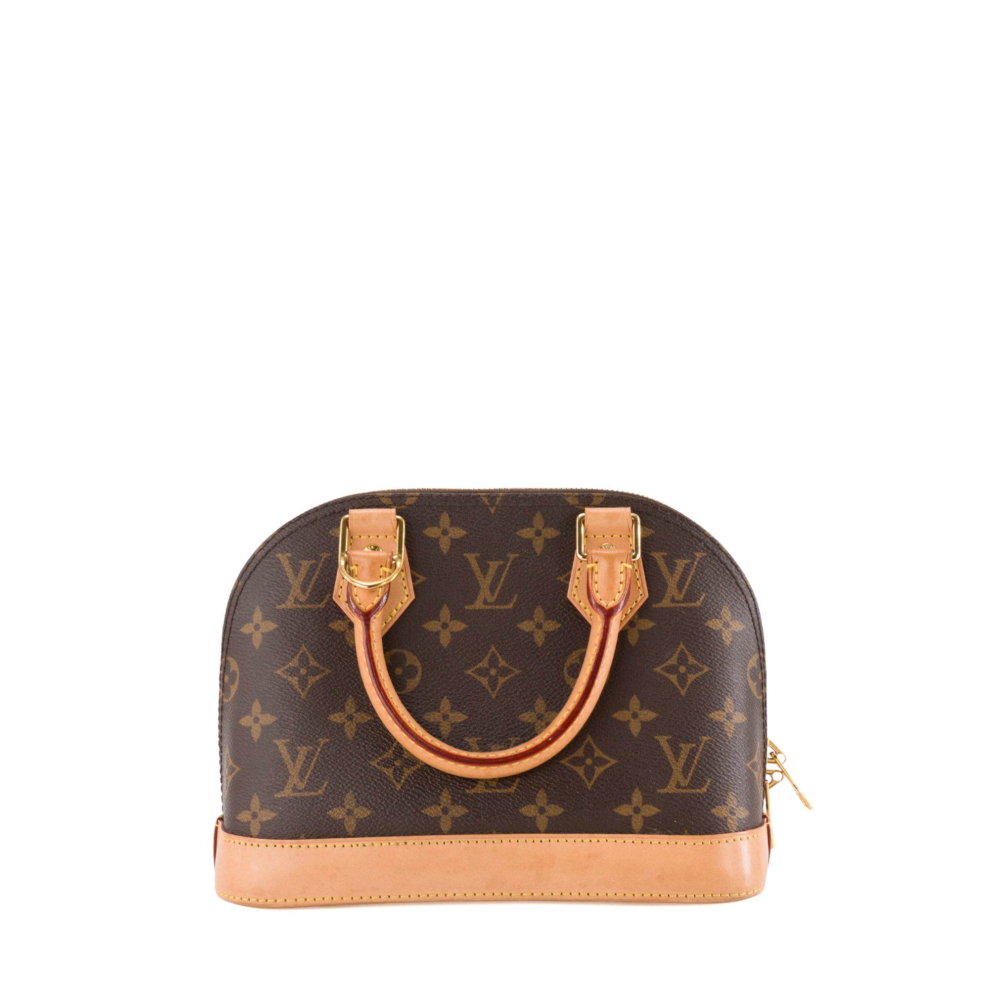 LOUIS VUITTON - Sac à bandoulière Alma BB Louis Vuitton en toile enduite monogrammée