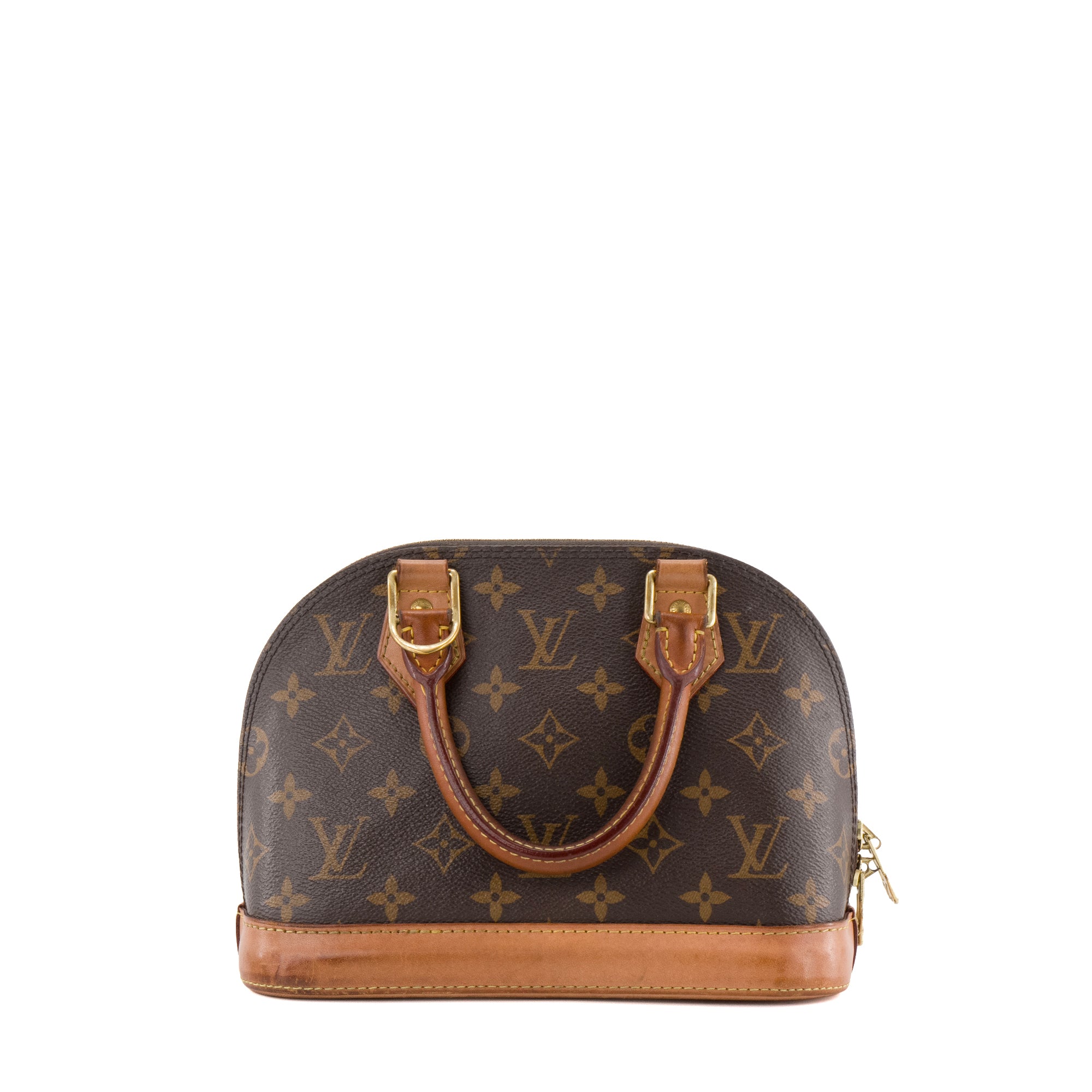 LOUIS VUITTON - Sac à bandoulière Alma BB Louis Vuitton en toile enduite monogrammée