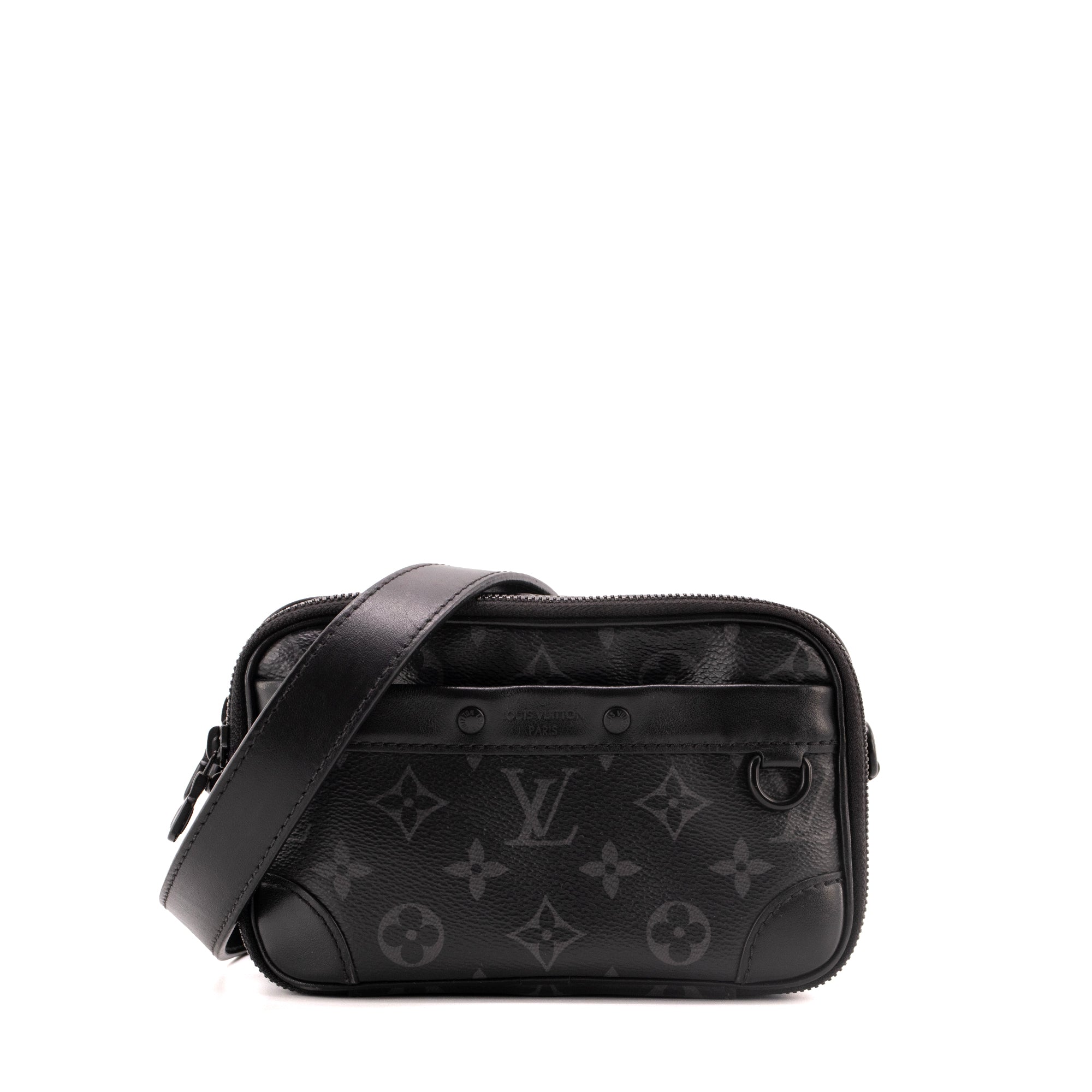 LOUIS VUITTON - Sac à bandoulière Alpha Wearable Louis Vuitton en toile enduite monogrammée eclipse