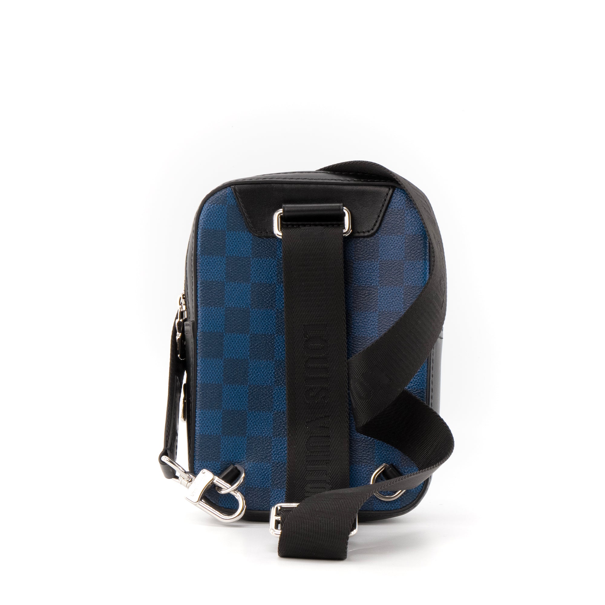 LOUIS VUITTON - Sac à bandoulière Amazone 3D Louis Vuitton en toile enduite bleue