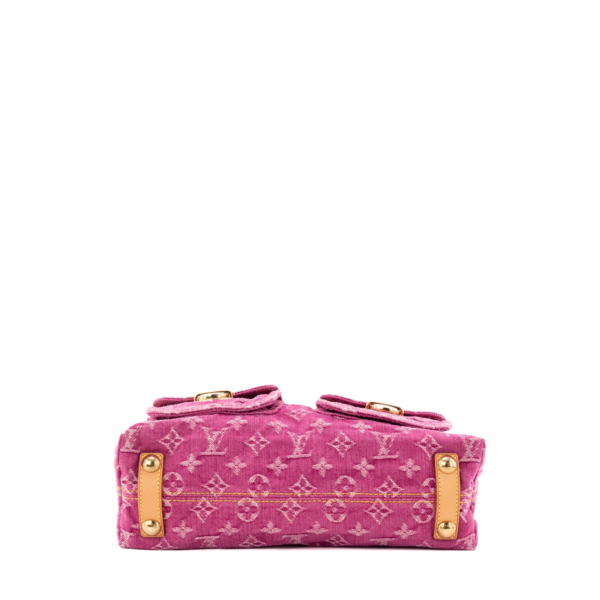 LOUIS VUITTON - Sac à bandoulière Baggy Louis Vuitton en denim rose