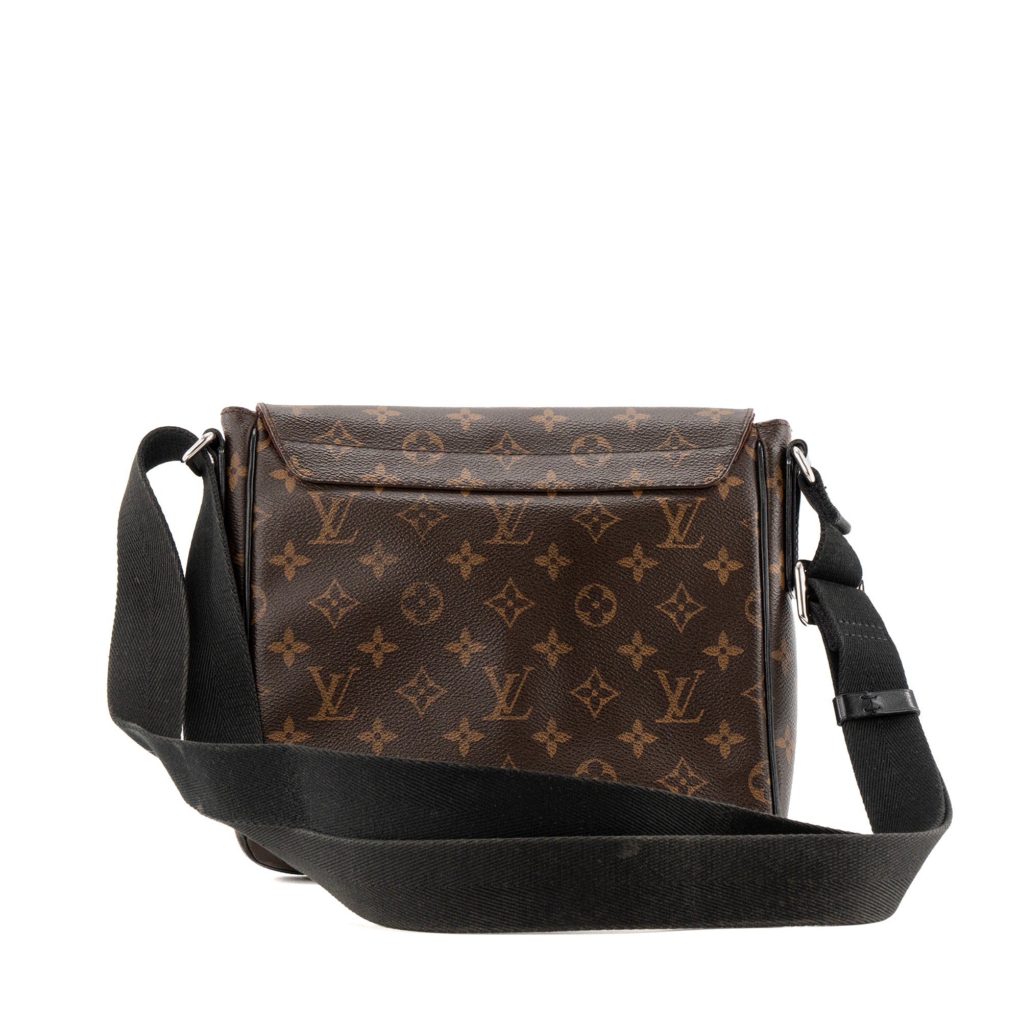 LOUIS VUITTON - Sac à bandoulière  Bastille Louis Vuitton en toile enduite enduite monogrammée marron