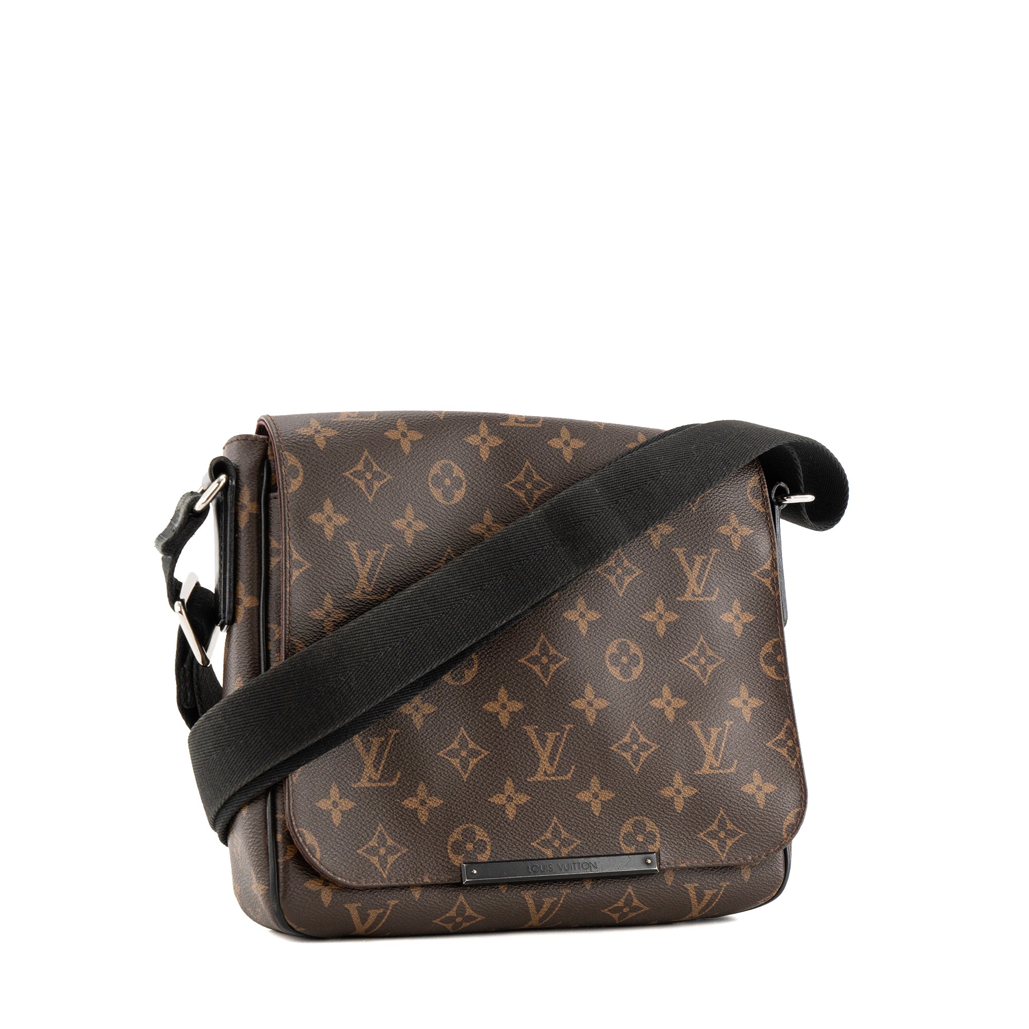 LOUIS VUITTON - Sac à bandoulière  Bastille Louis Vuitton en toile enduite enduite monogrammée marron