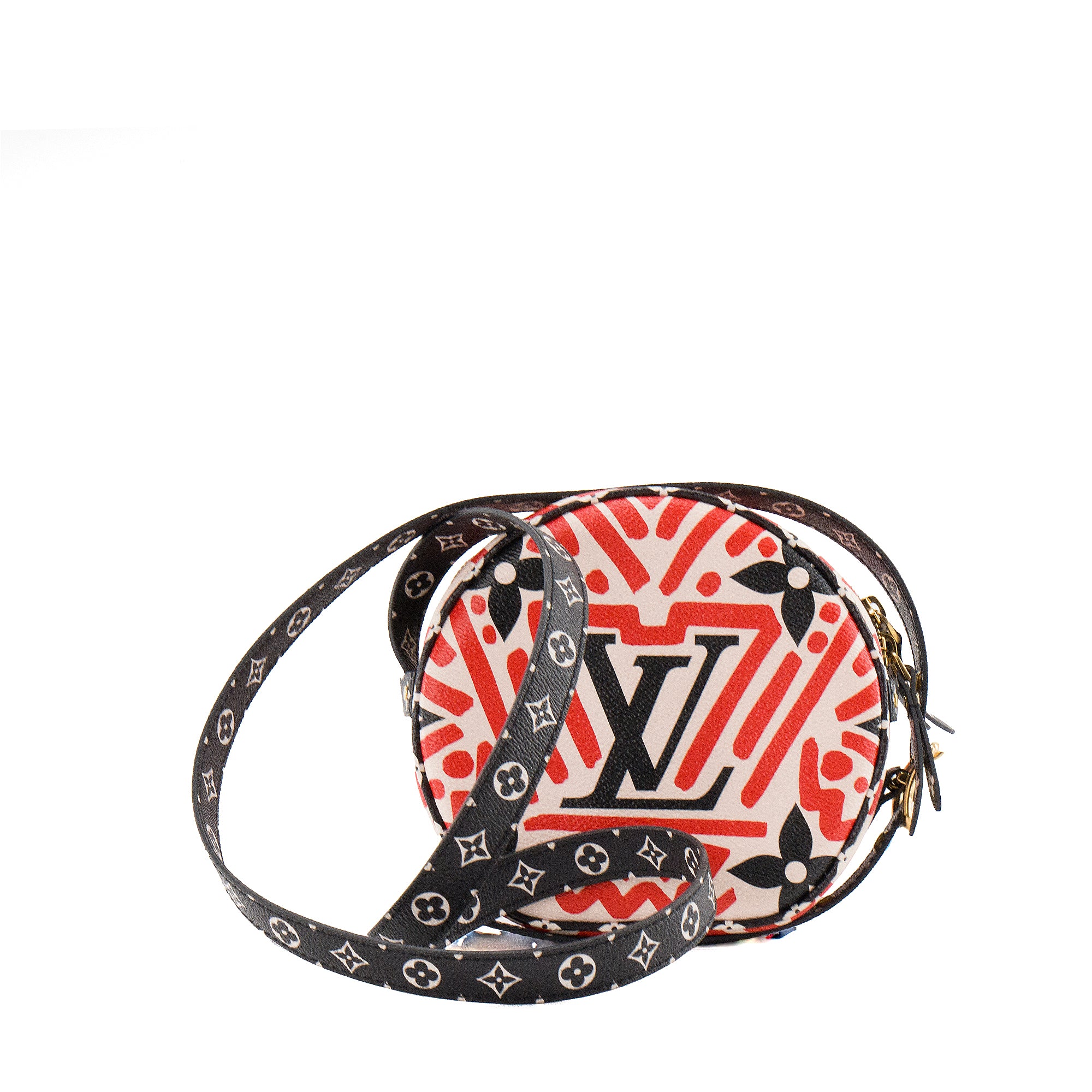 LOUIS VUITTON - Sac à bandoulière Boîte à Chapeau Crafty Louis Vuitton en toile enduite multicolore édition limitée