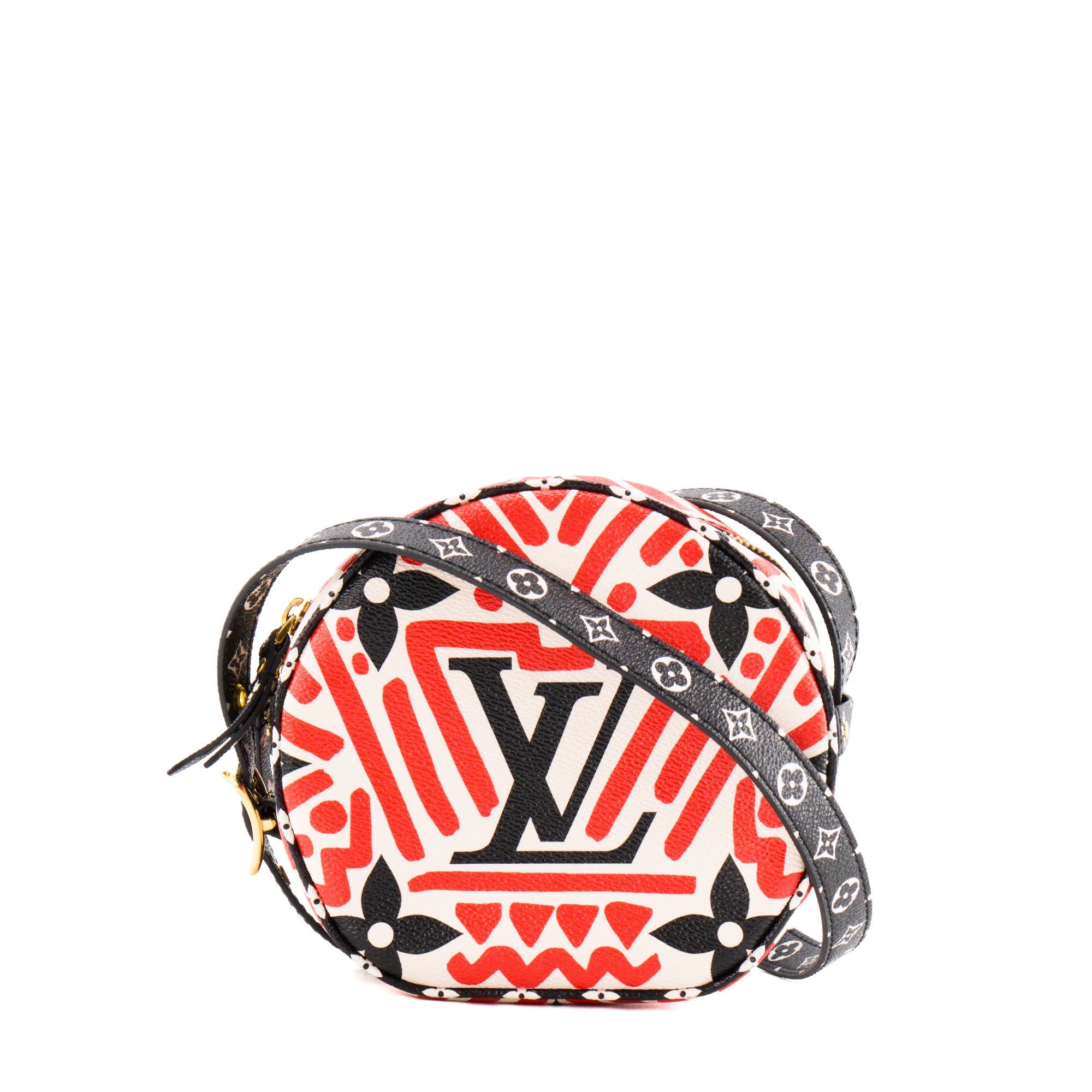 LOUIS VUITTON - Sac à bandoulière Boîte à Chapeau Crafty Louis Vuitton en toile enduite multicolore édition limitée