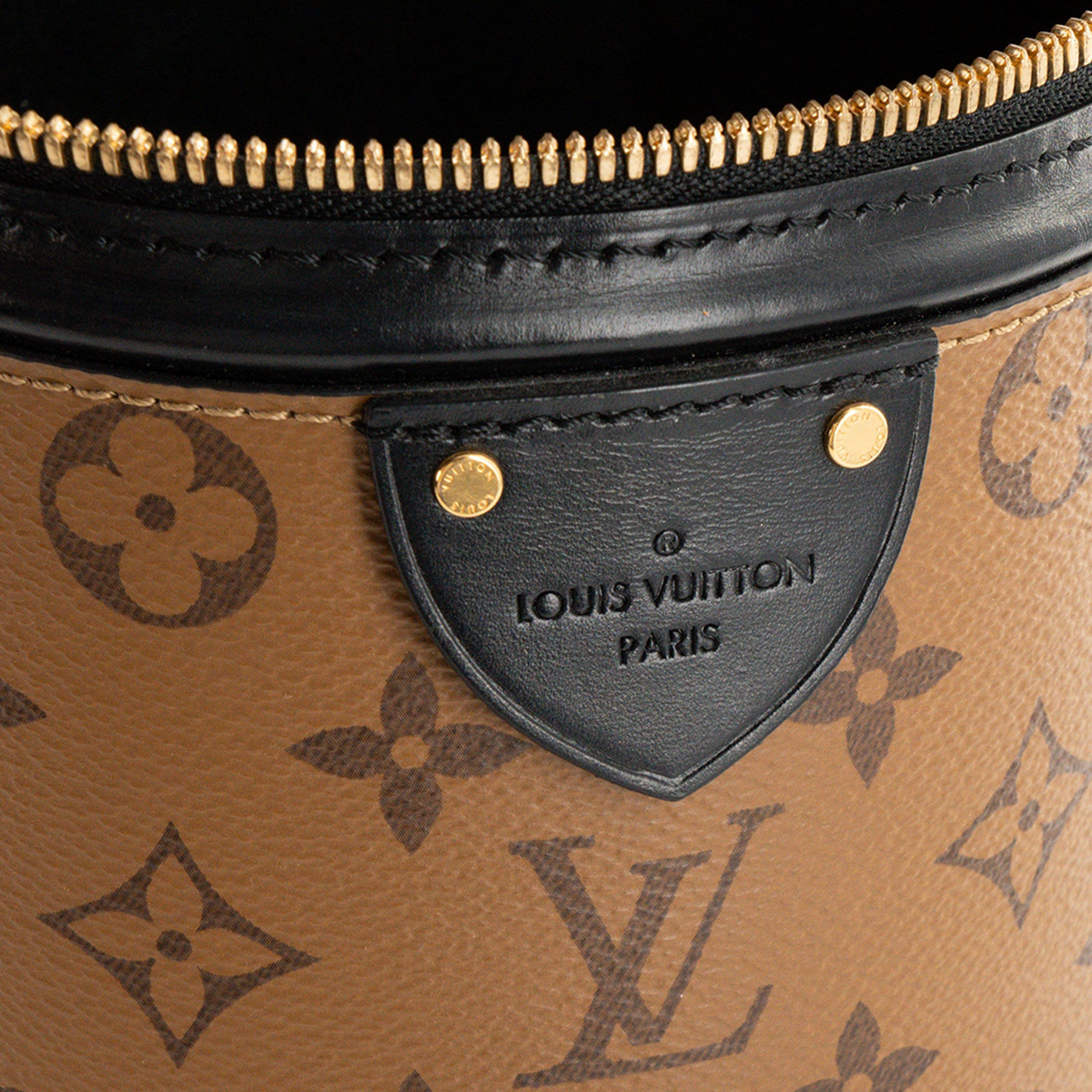 LOUIS VUITTON - Sac à bandoulière Cannes Louis Vuitton en toile enduite monogrammée reverse