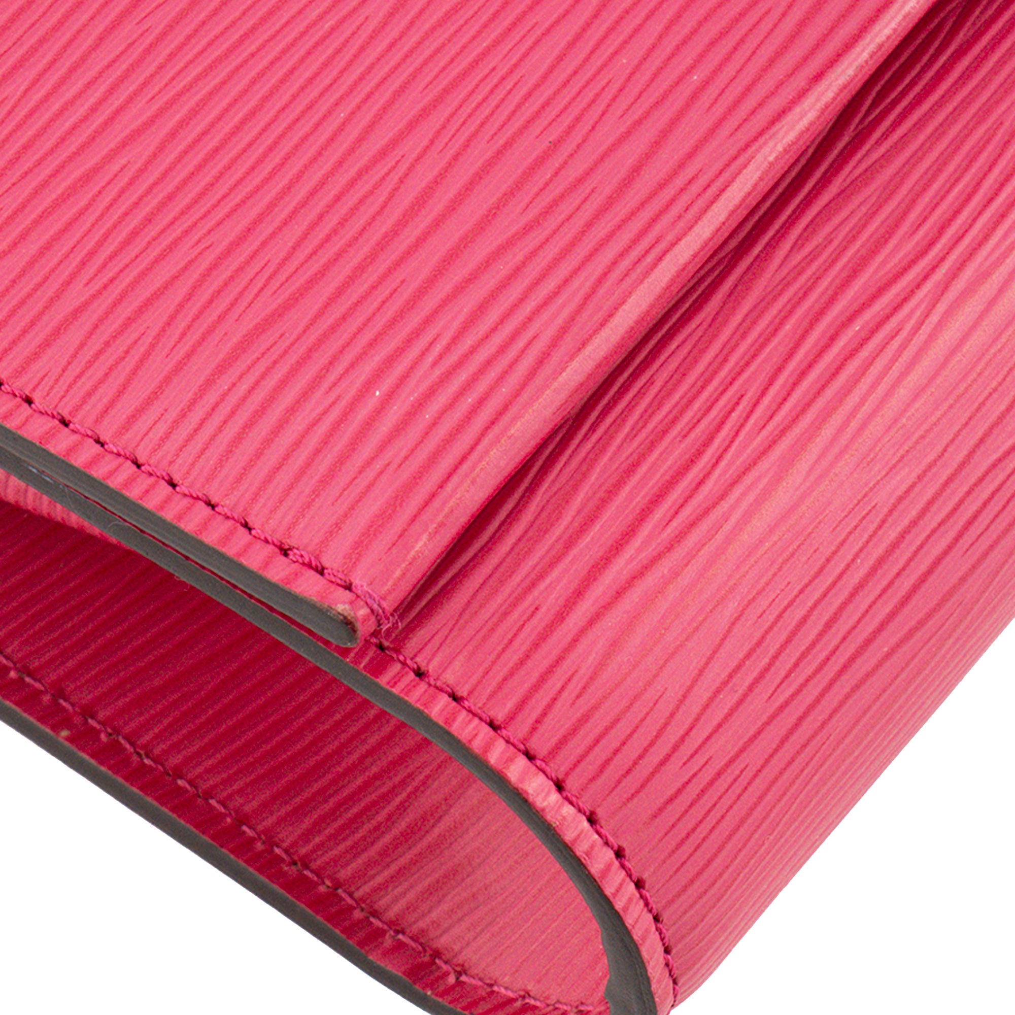 LOUIS VUITTON - Sac à bandoulière Clery Louis Vuitton en cuir épi rose