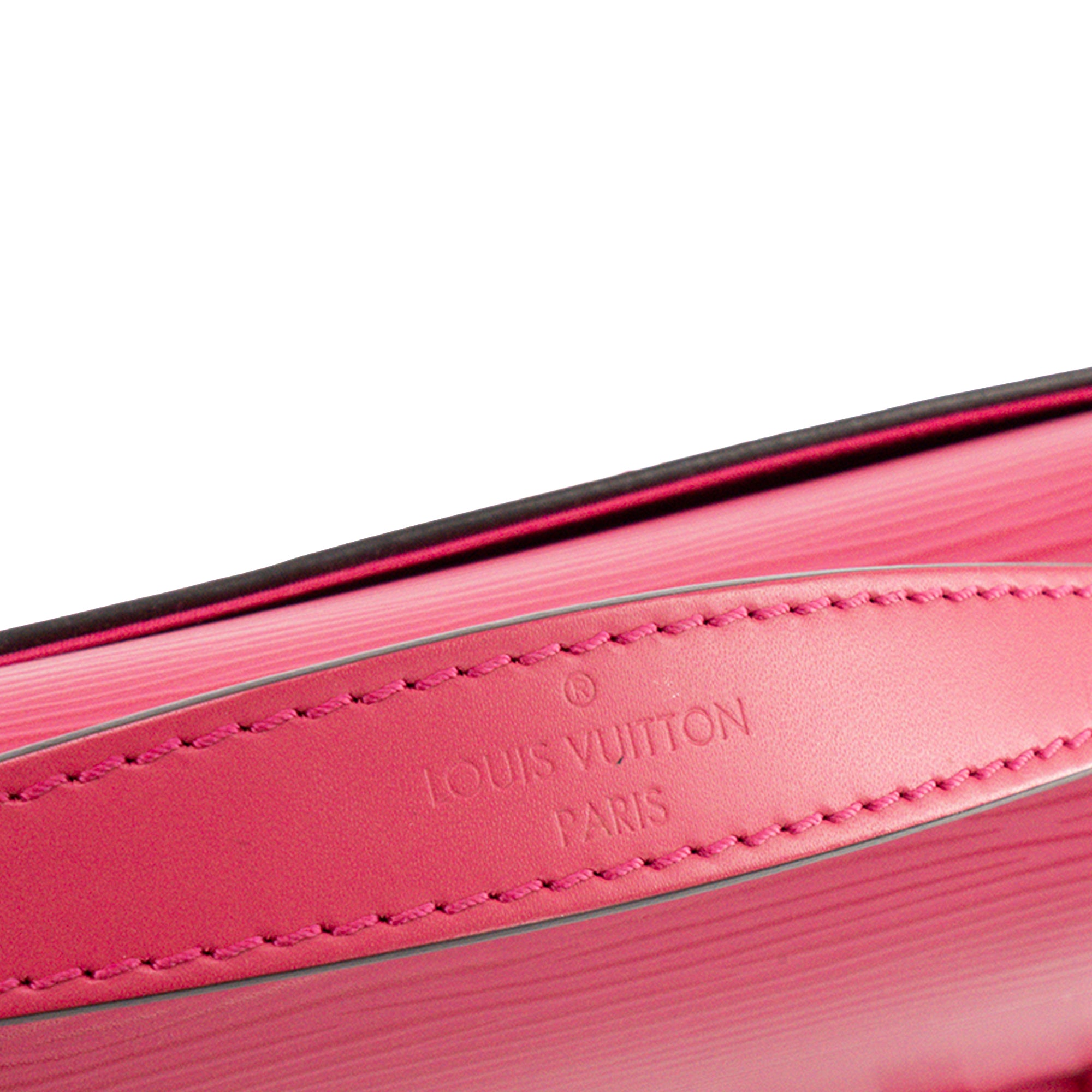 LOUIS VUITTON - Sac à bandoulière Clery Louis Vuitton en cuir épi rose
