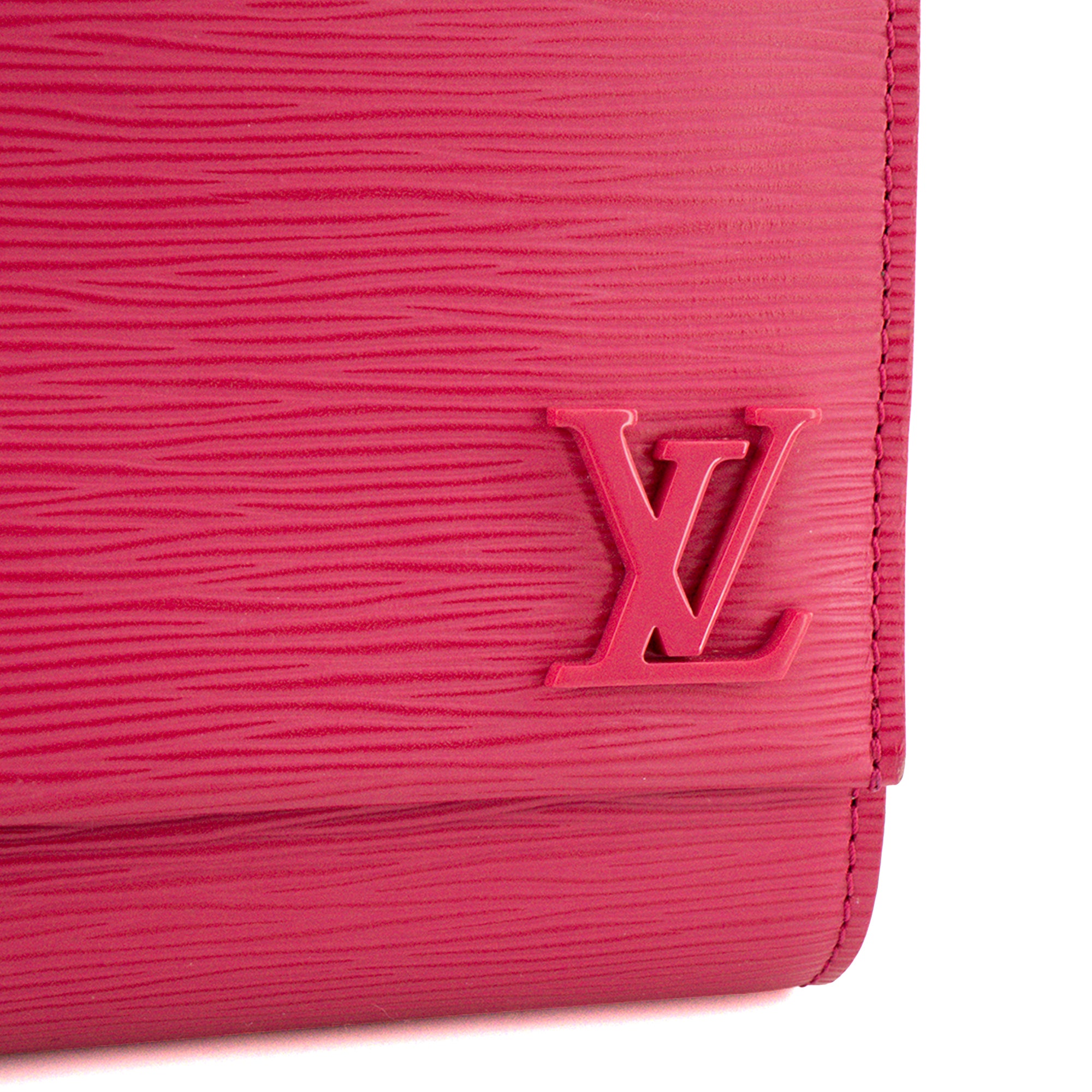 LOUIS VUITTON - Sac à bandoulière Clery Louis Vuitton en cuir épi rose