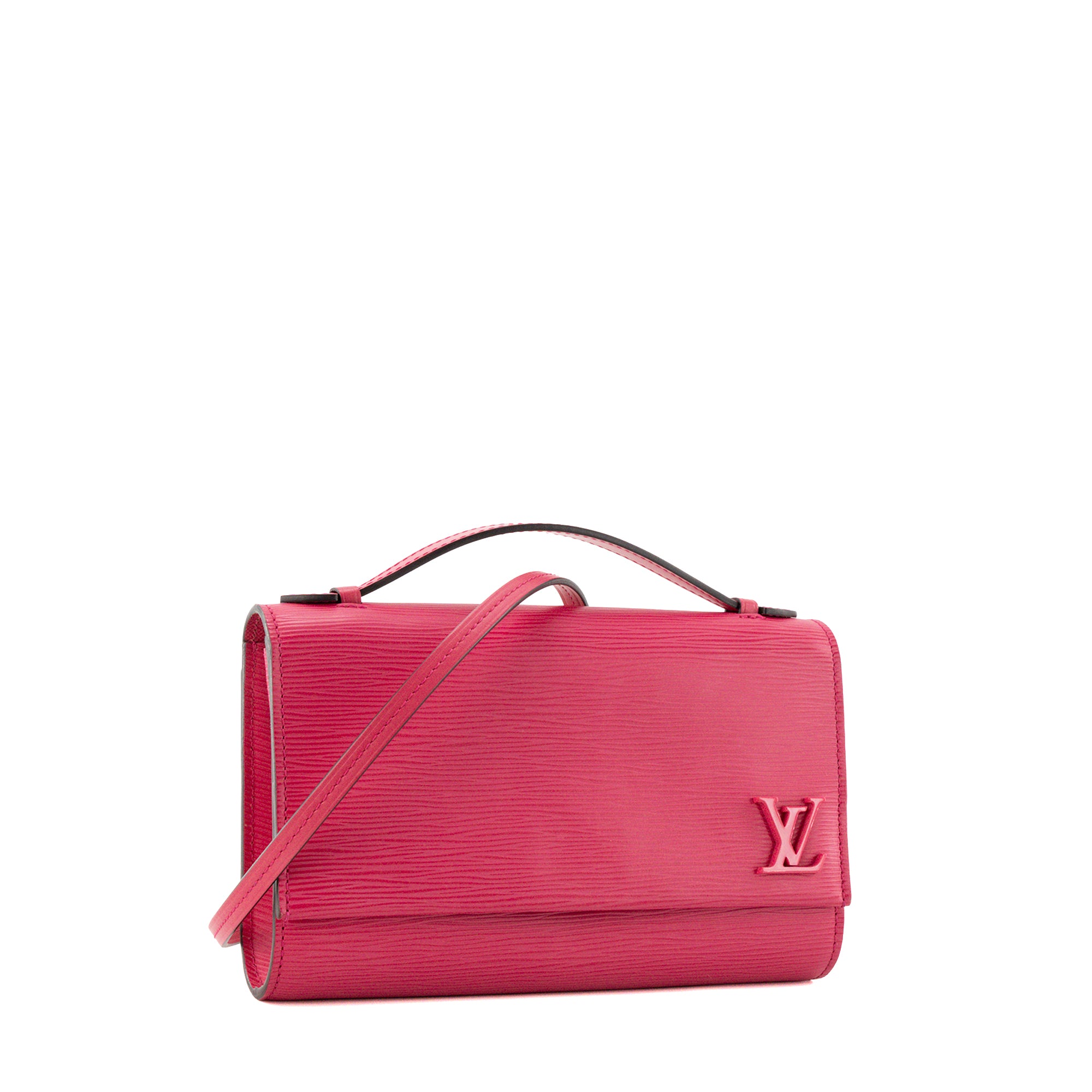 LOUIS VUITTON - Sac à bandoulière Clery Louis Vuitton en cuir épi rose