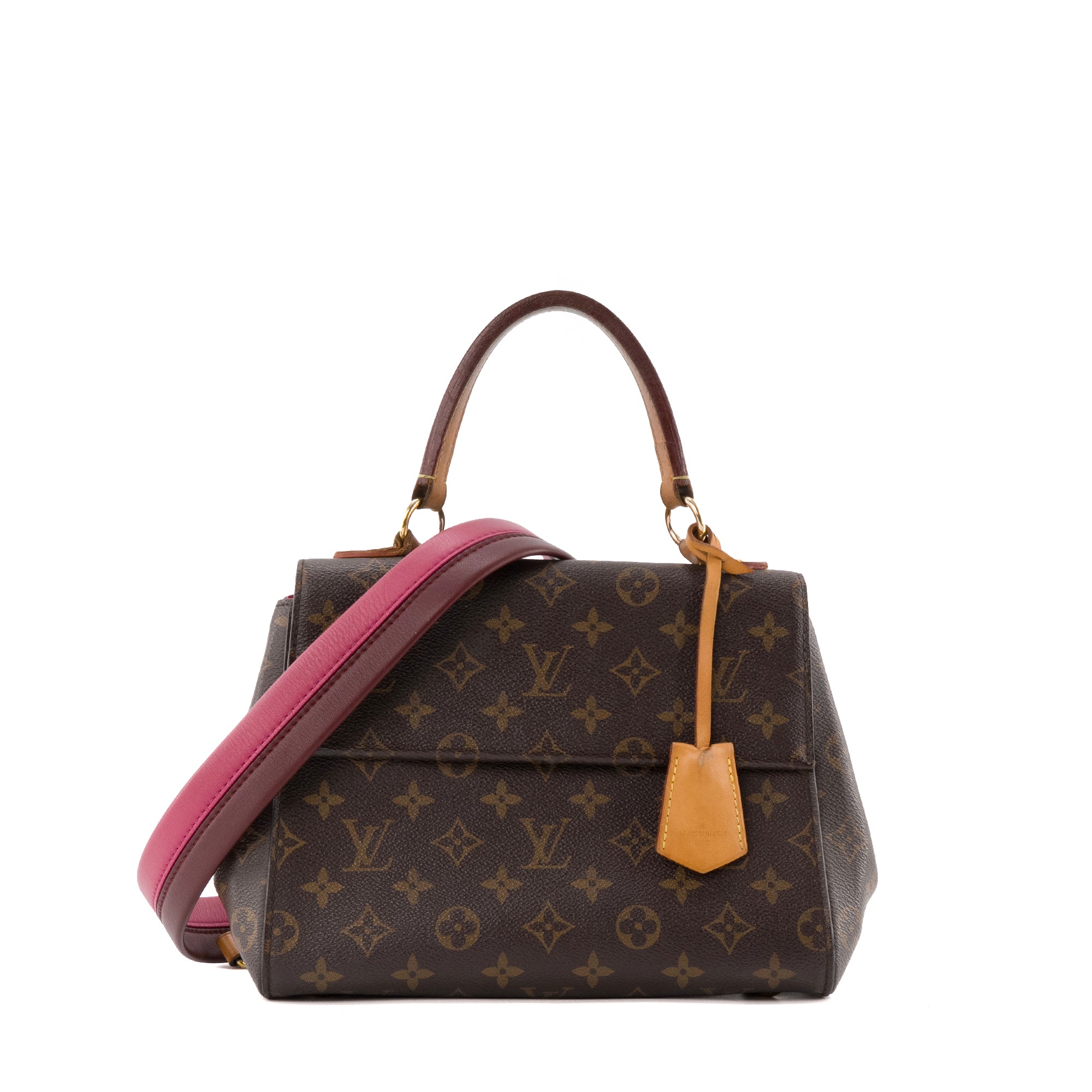 LOUIS VUITTON - Sac à bandoulière Cluny BB Louis Vuitton en toile enduite monogrammée