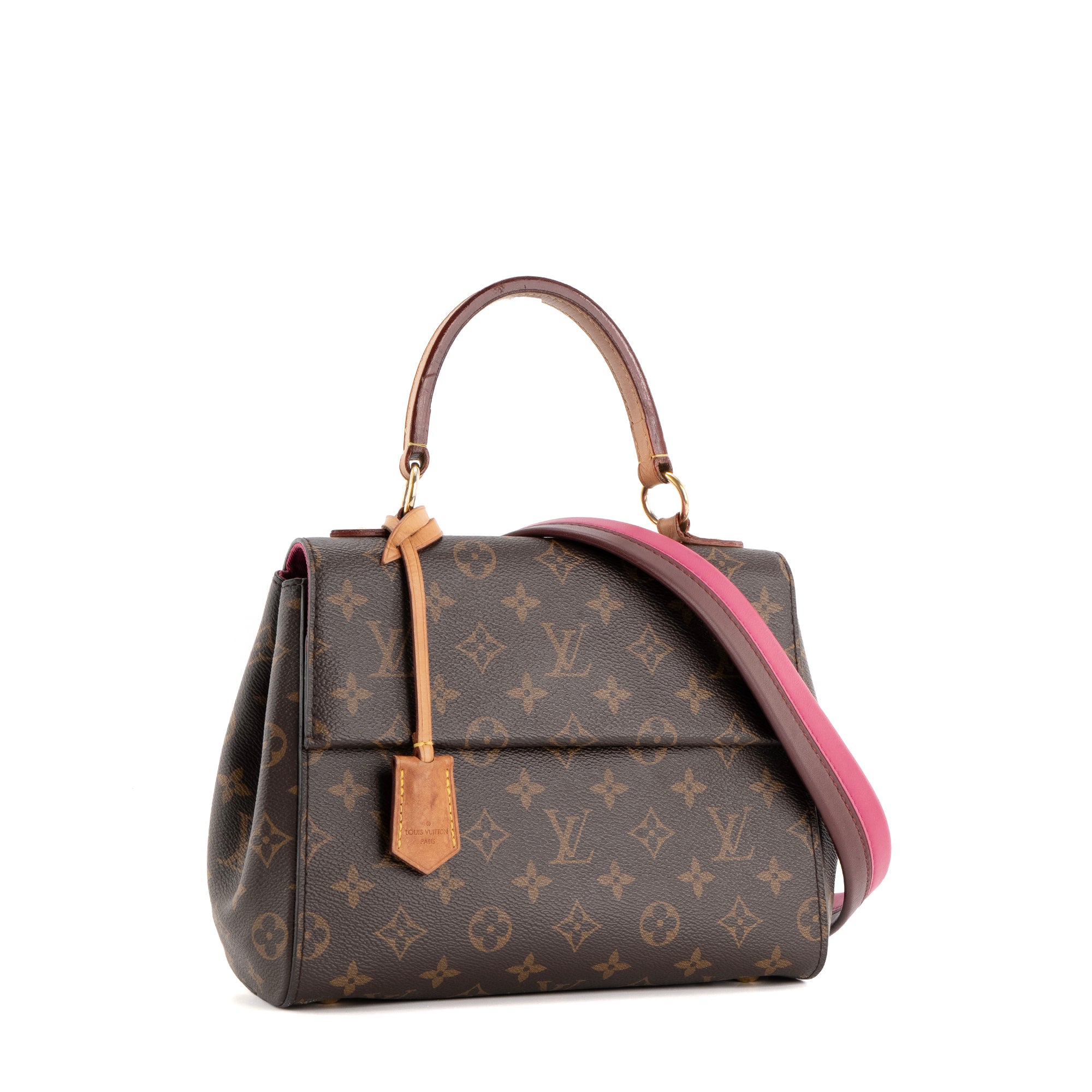 LOUIS VUITTON - Sac à bandoulière Cluny BB Louis Vuitton en toile enduite monogrammée