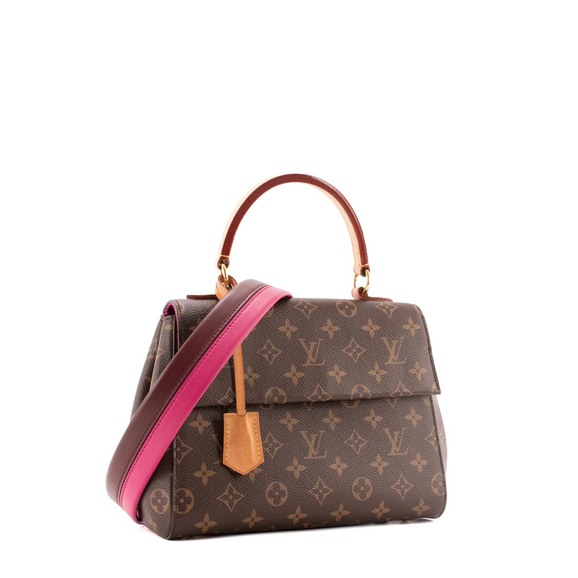LOUIS VUITTON - Sac à bandoulière Cluny BB Louis Vuitton en toile enduite monogrammée