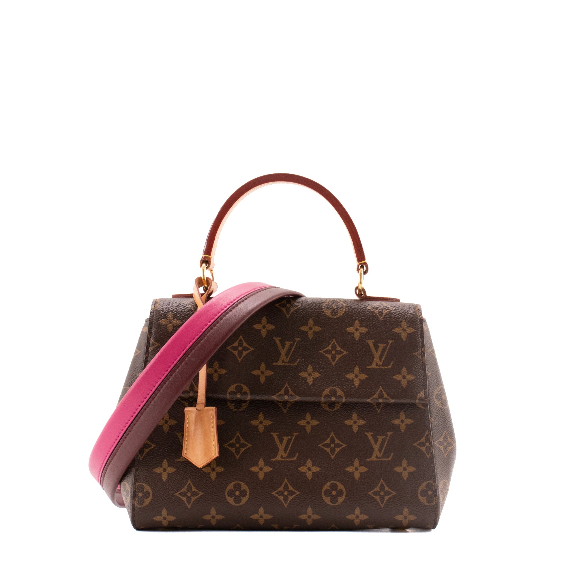 LOUIS VUITTON - Sac à bandoulière Cluny BB Louis Vuitton en toile enduite monogrammée