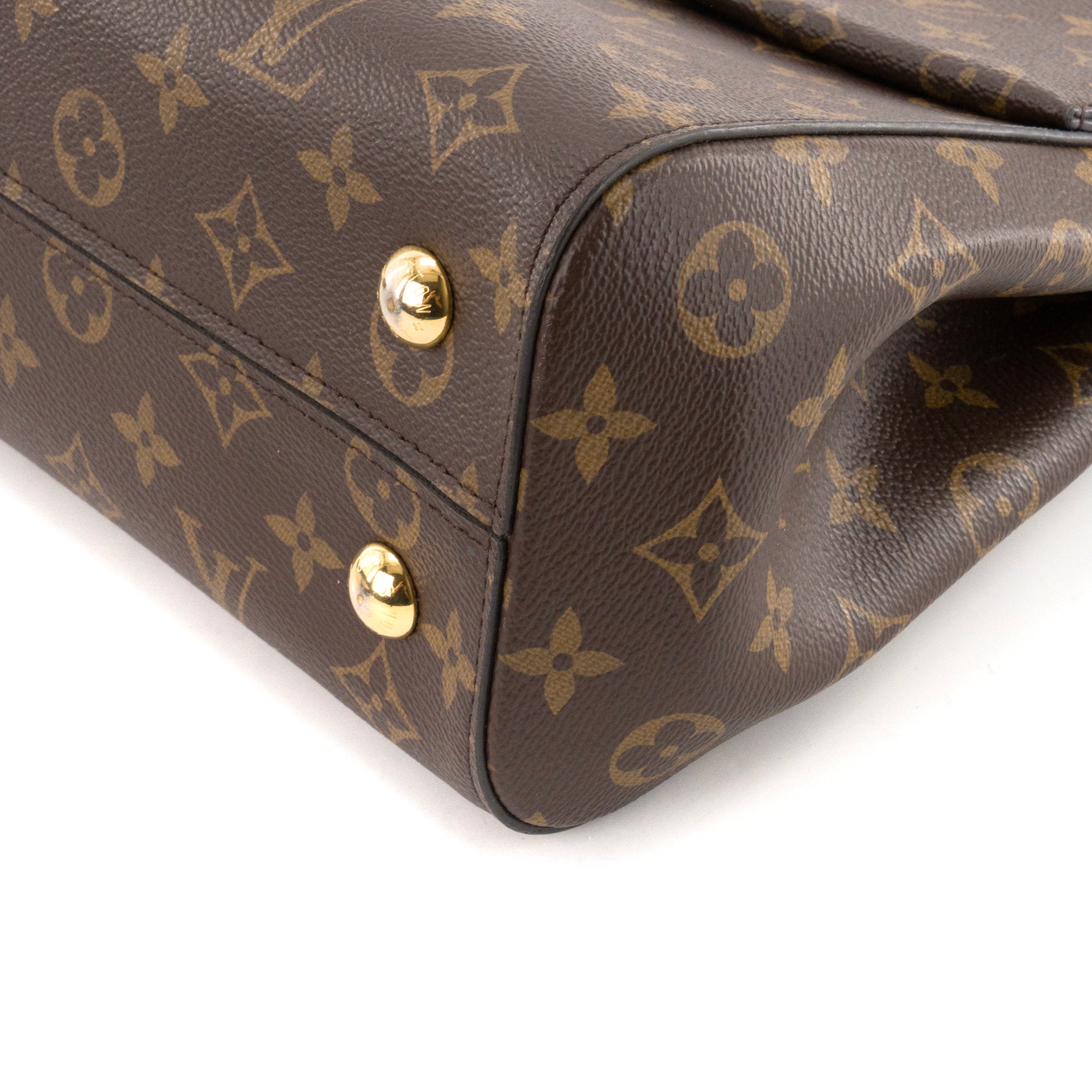 LOUIS VUITTON - Sac à bandoulière Cluny MM Louis Vuitton en toile monogrammée marron