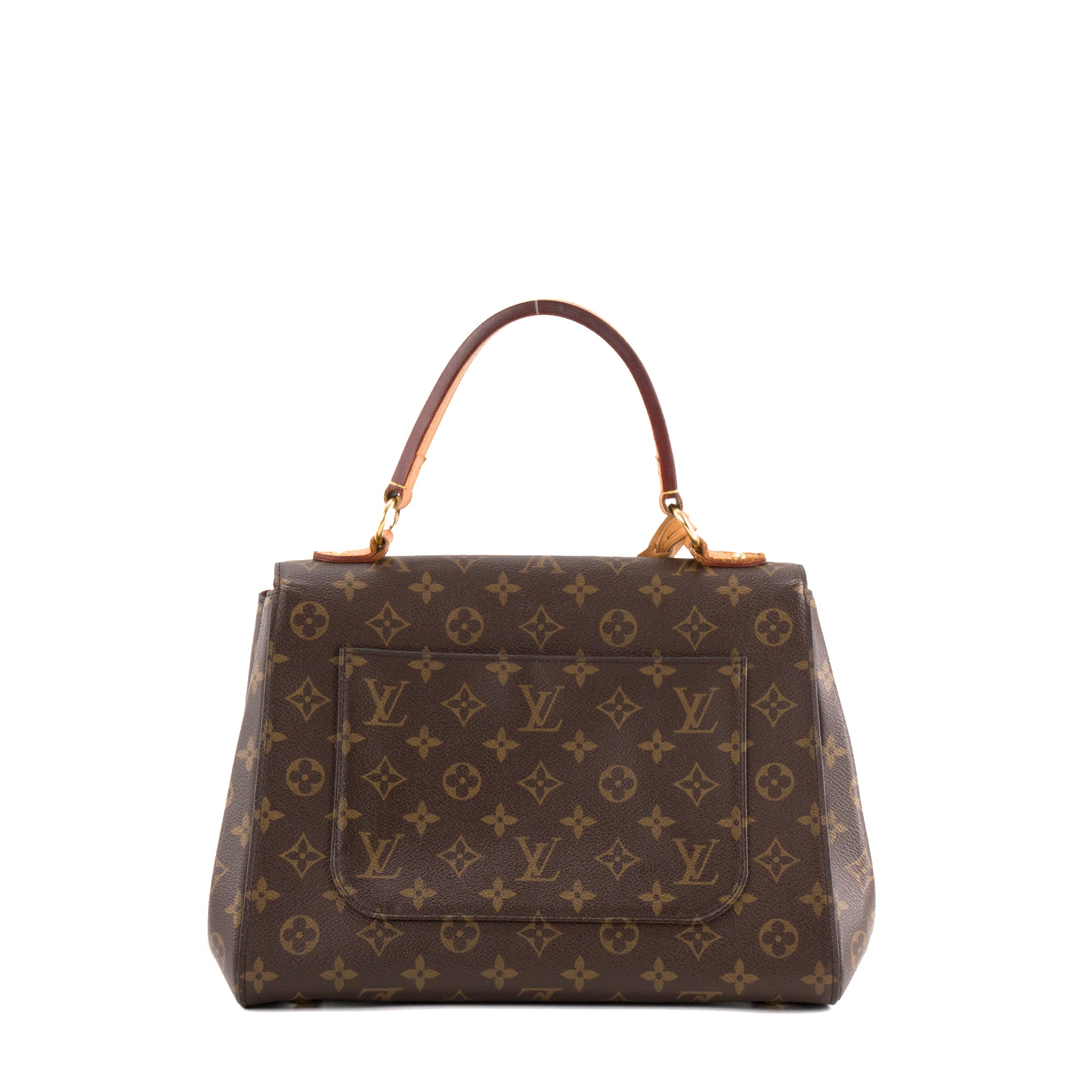 LOUIS VUITTON - Sac à bandoulière Cluny MM Louis Vuitton en toile monogrammée marron