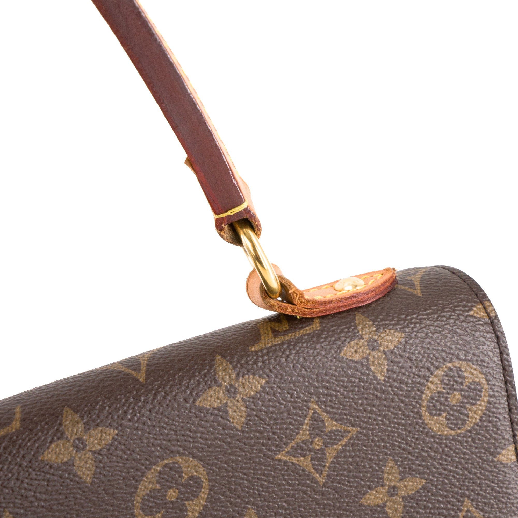 LOUIS VUITTON - Sac à bandoulière Cluny MM Louis Vuitton en toile monogrammée marron