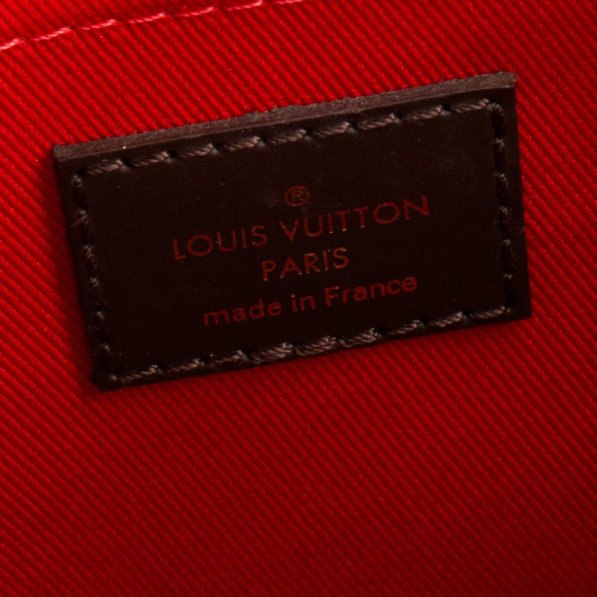 LOUIS VUITTON - Sac à bandoulière Croisette Louis Vuitton en toile enduite damier ébène