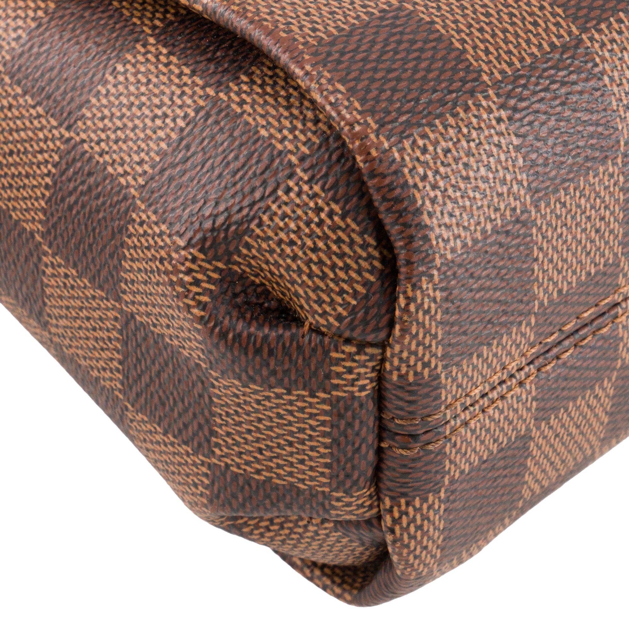 LOUIS VUITTON - Sac à bandoulière Croisette Louis Vuitton en toile enduite damier ébène