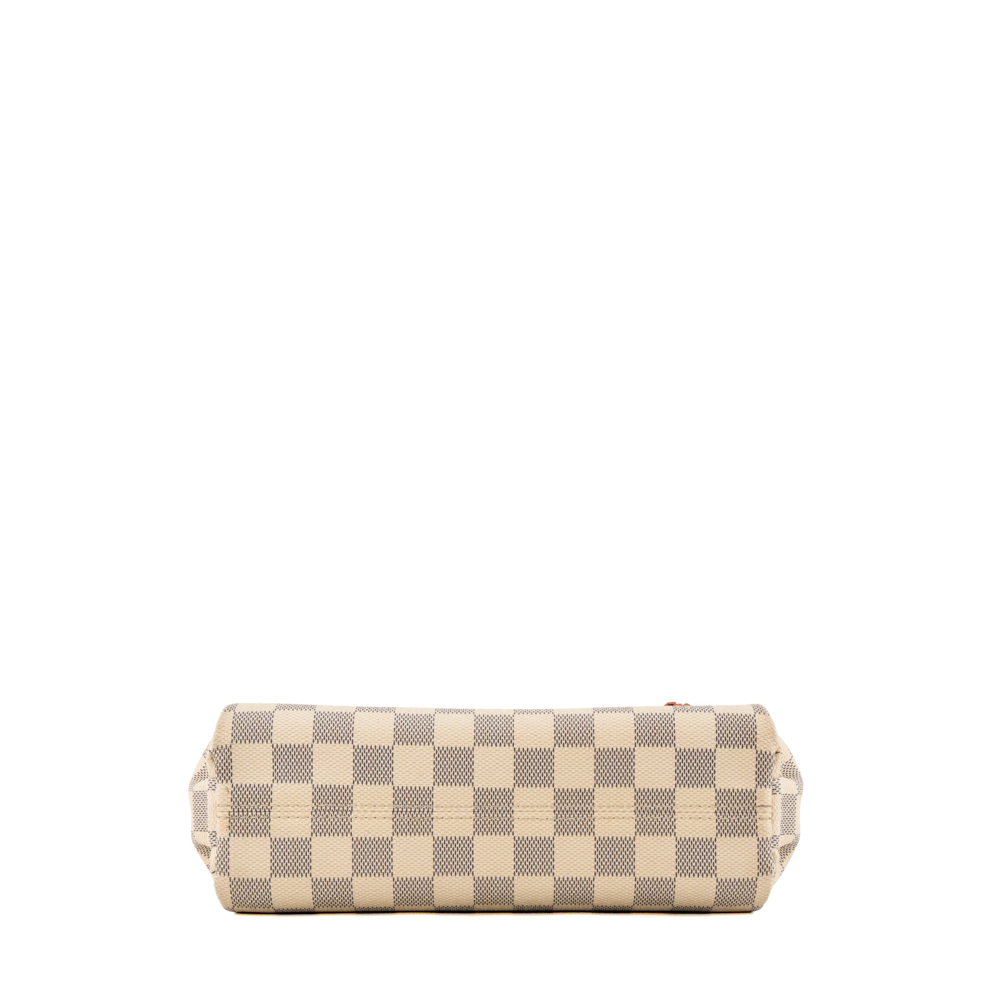LOUIS VUITTON - Sac à bandoulière Croisette Louis Vuitton en toile enduite damier azur