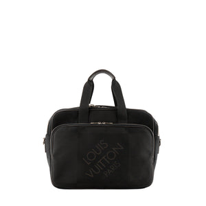 LOUIS VUITTON - Sac à bandoulière Damier Géant Louis Vuitton en toile noire