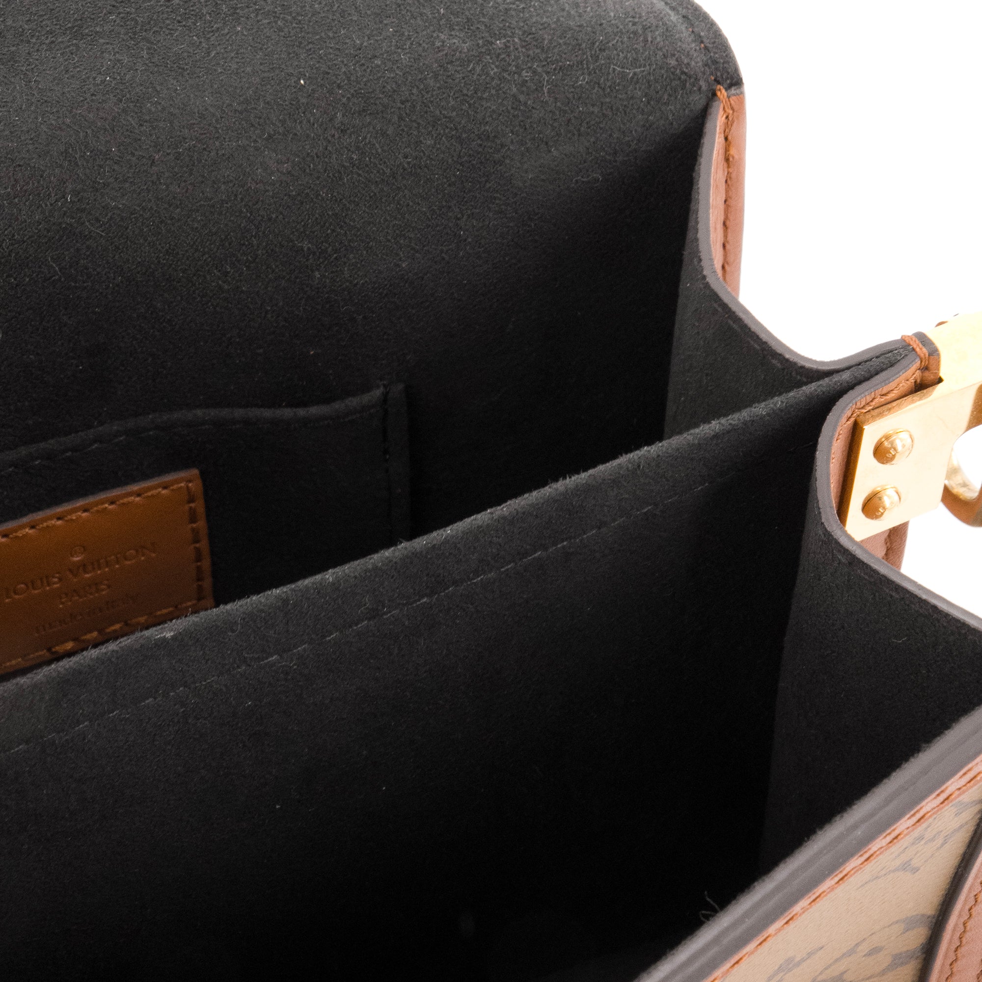 LOUIS VUITTON - Sac à bandoulière Dauphine Mini Louis Vuitton en toile enduite monogrammée