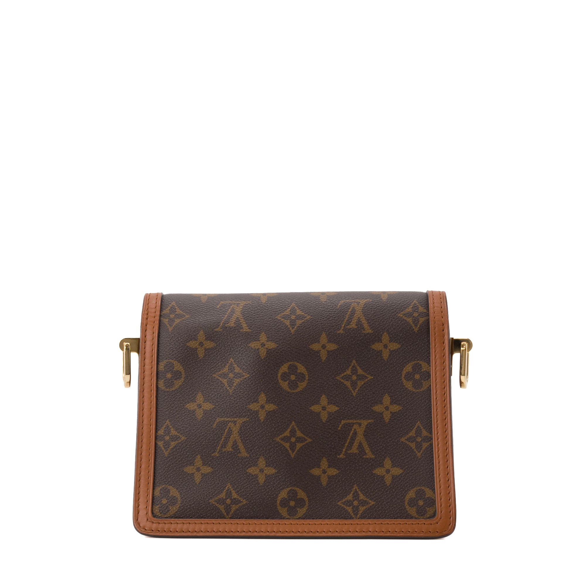 LOUIS VUITTON - Sac à bandoulière Dauphine Mini Louis Vuitton en toile enduite monogrammée