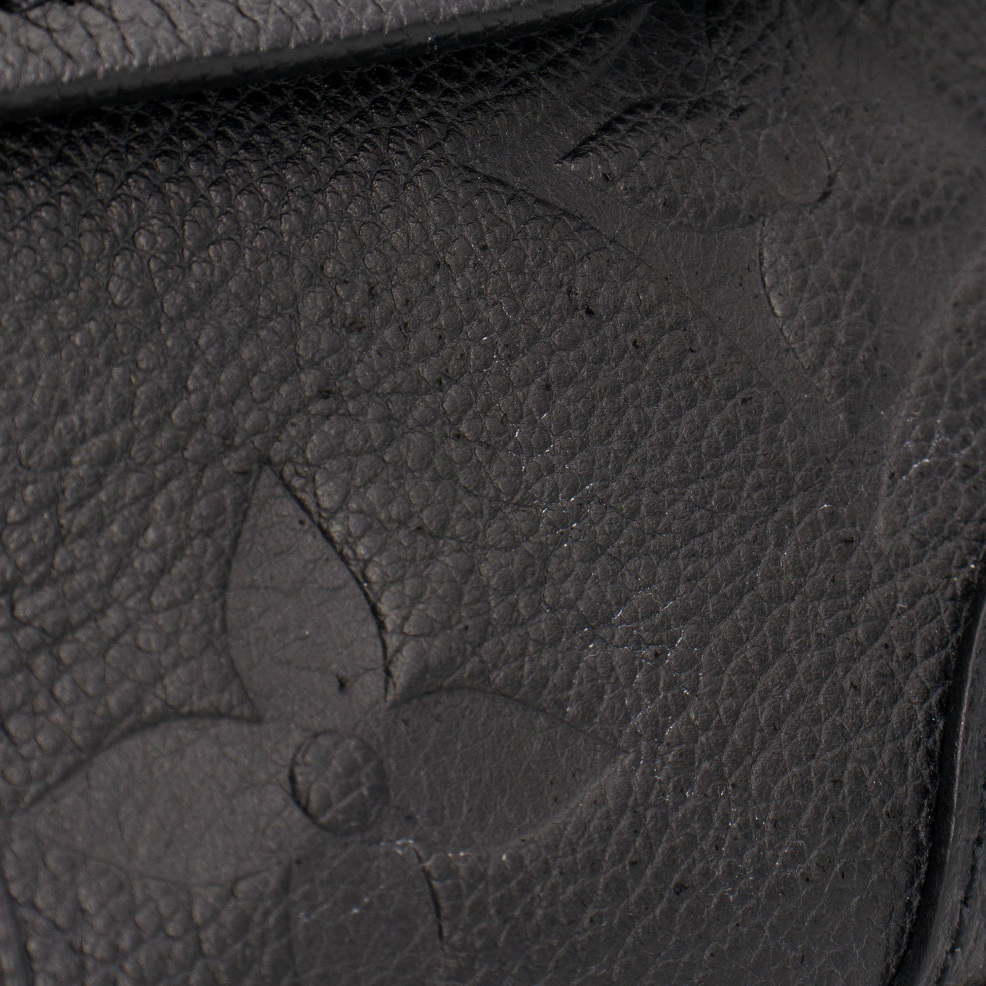 LOUIS VUITTON - Sac à bandoulière Diane Louis Vuitton en cuir empreinte noir