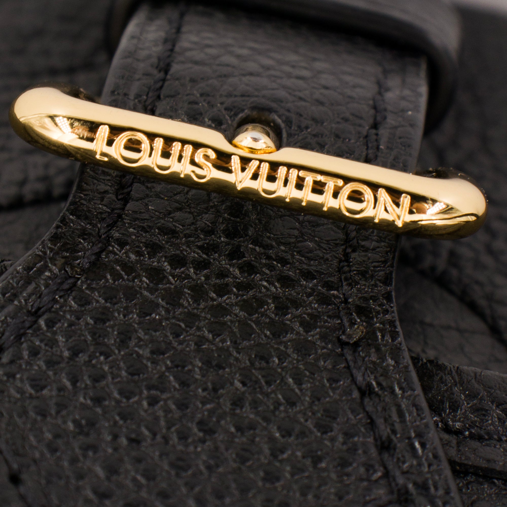 LOUIS VUITTON - Sac à bandoulière Diane Louis Vuitton en cuir empreinte noir