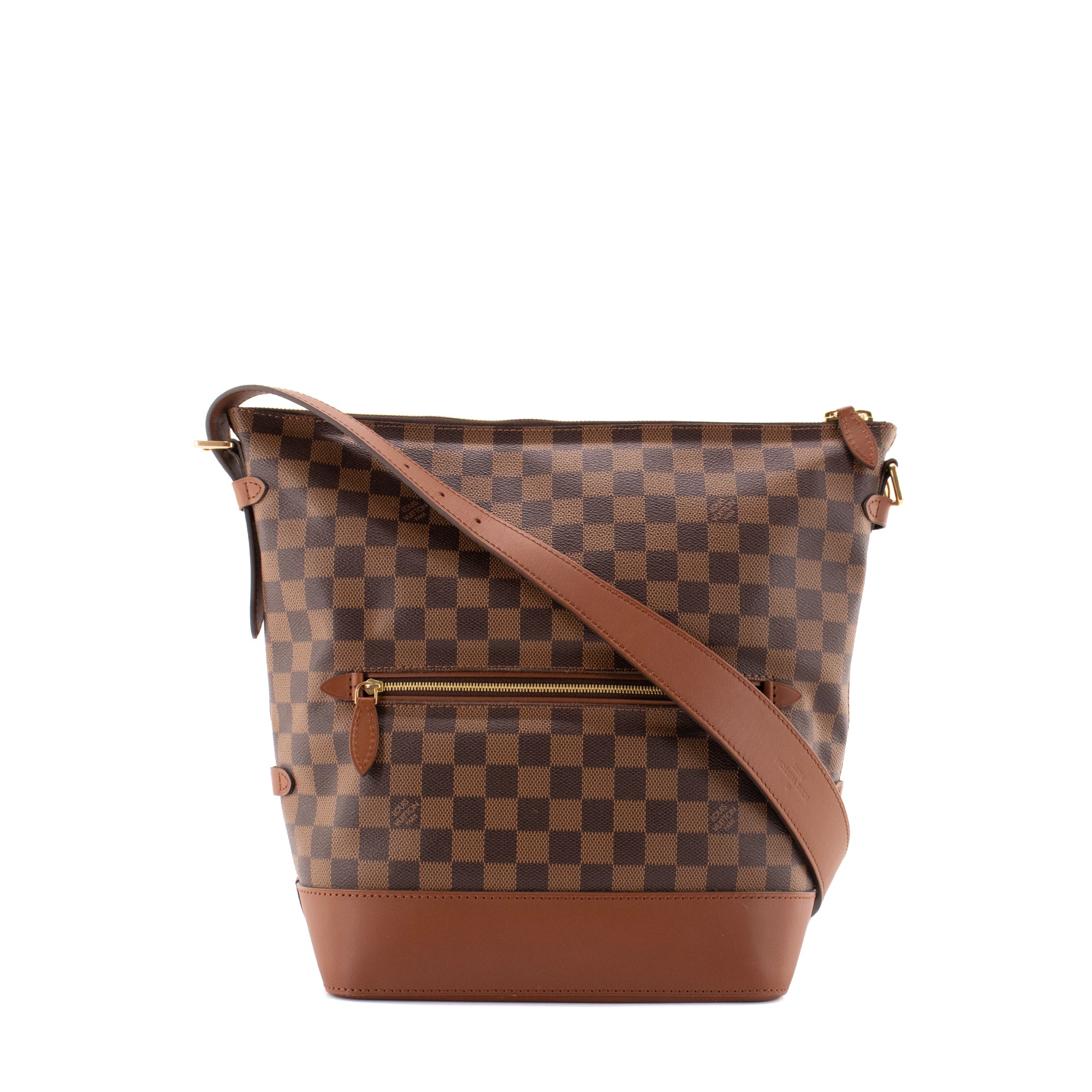 LOUIS VUITTON - Sac à bandoulière Diane Louis Vuitton en toile enduite damier ébène