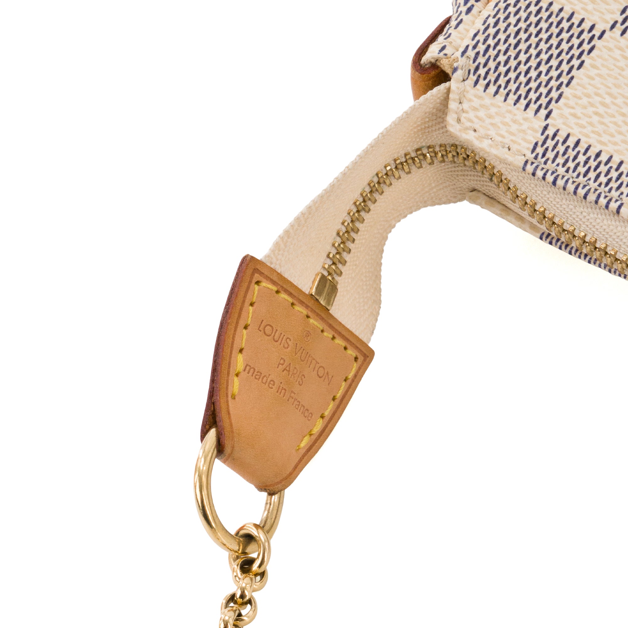 LOUIS VUITTON - Sac à bandoulière Eva Louis Vuitton en toile enduite damier azur