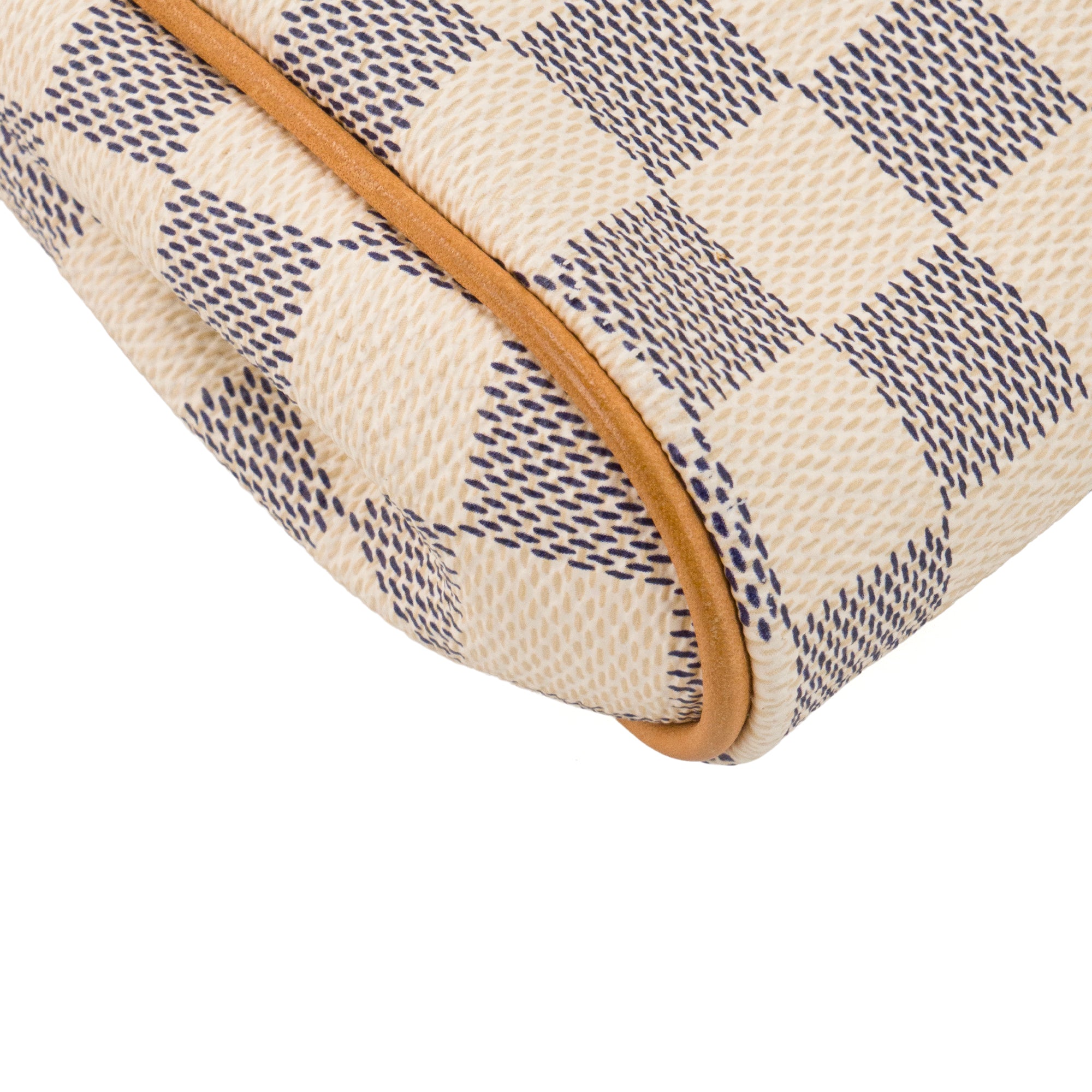 LOUIS VUITTON - Sac à bandoulière Eva Louis Vuitton en toile enduite damier azur